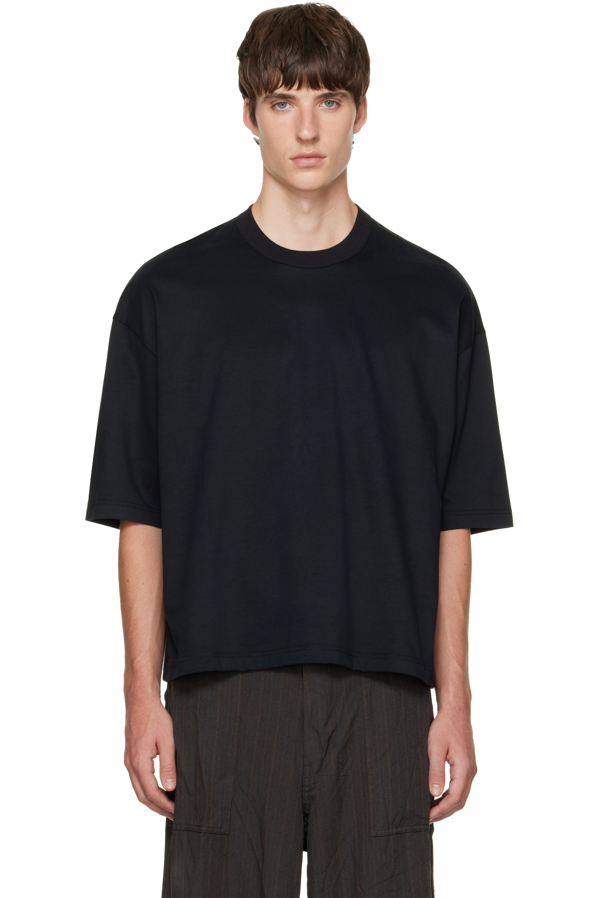 Comme des Garçons Homme - Black Cotton Jersey Slightly Brushed T-shirt