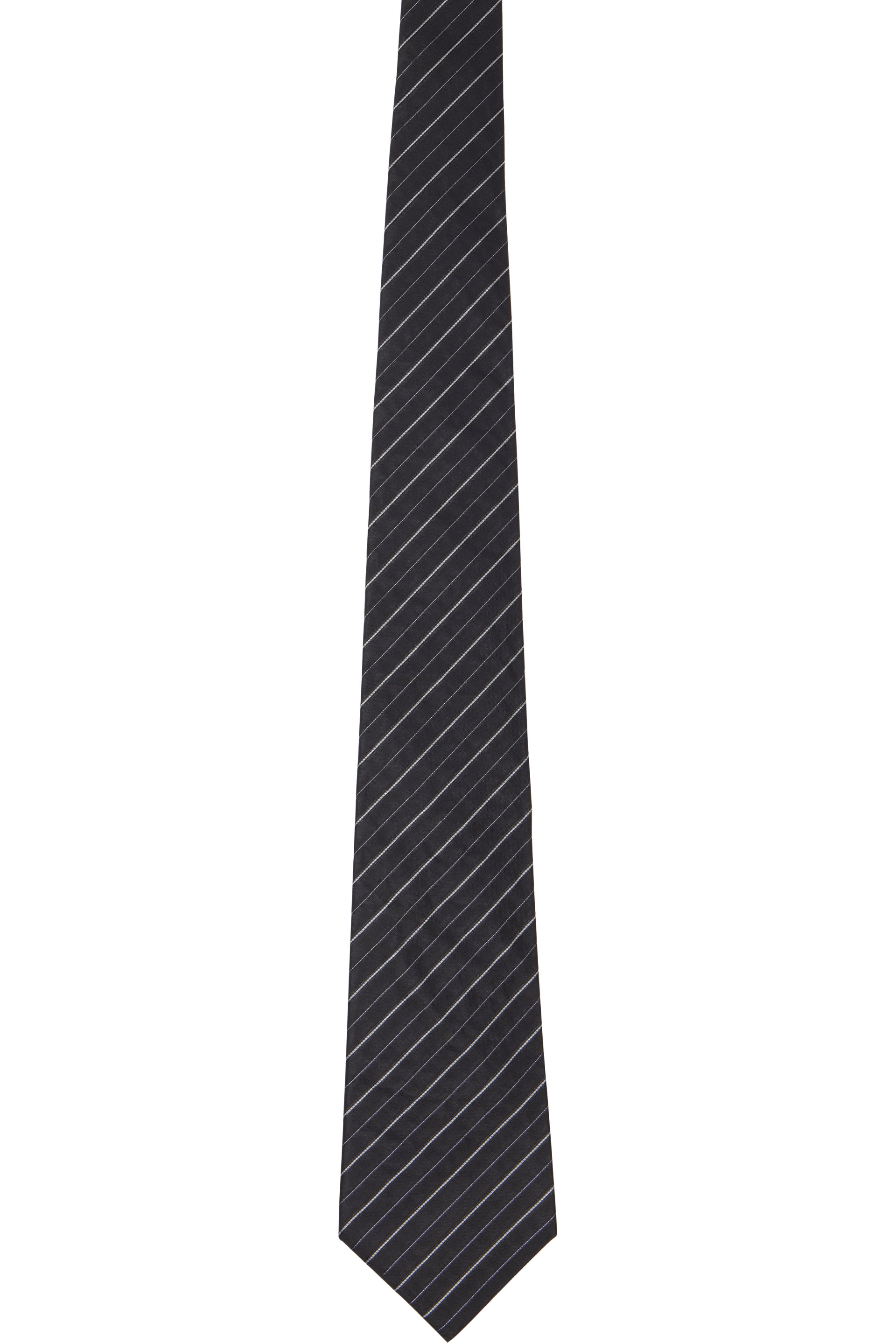 Comme des Garçons Homme Deux - Black Thin Stripe Tie