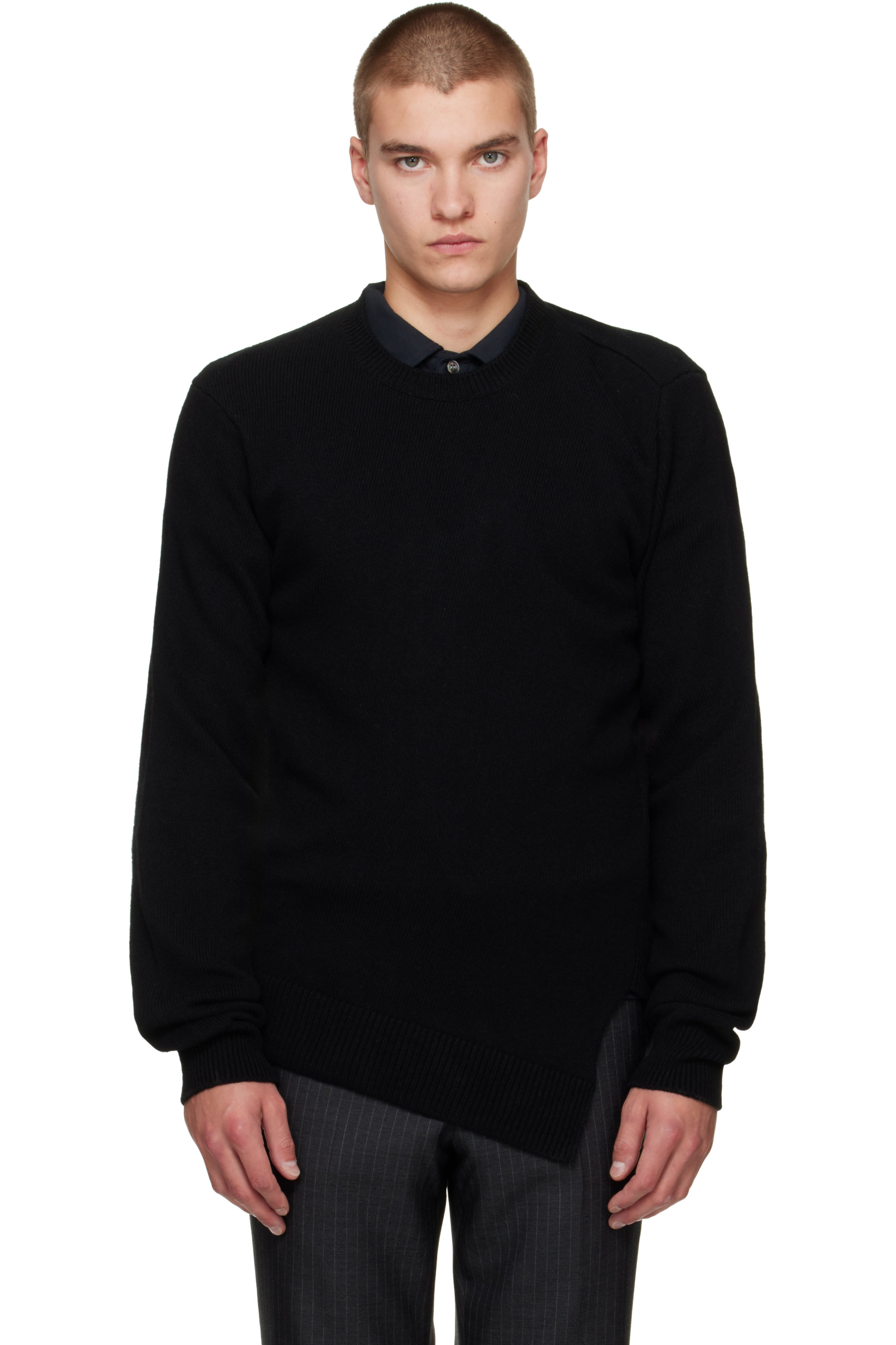 Comme des Garçons Homme Deux - Black Wool Sweater