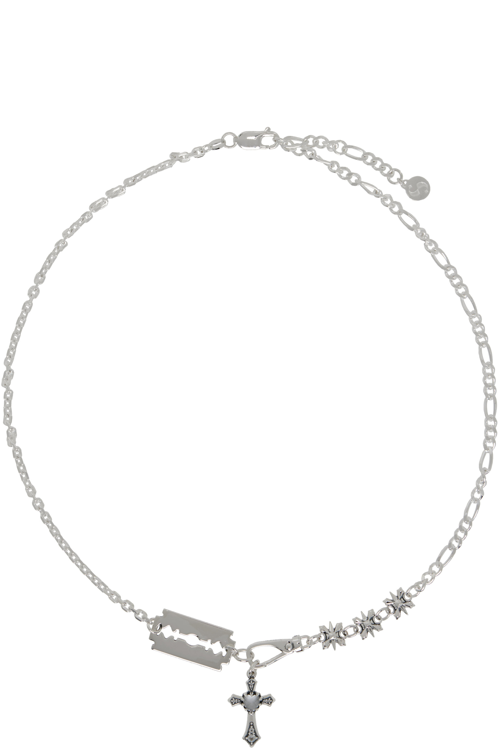 Stolen Girlfriends Club - Collier Razor à croix
