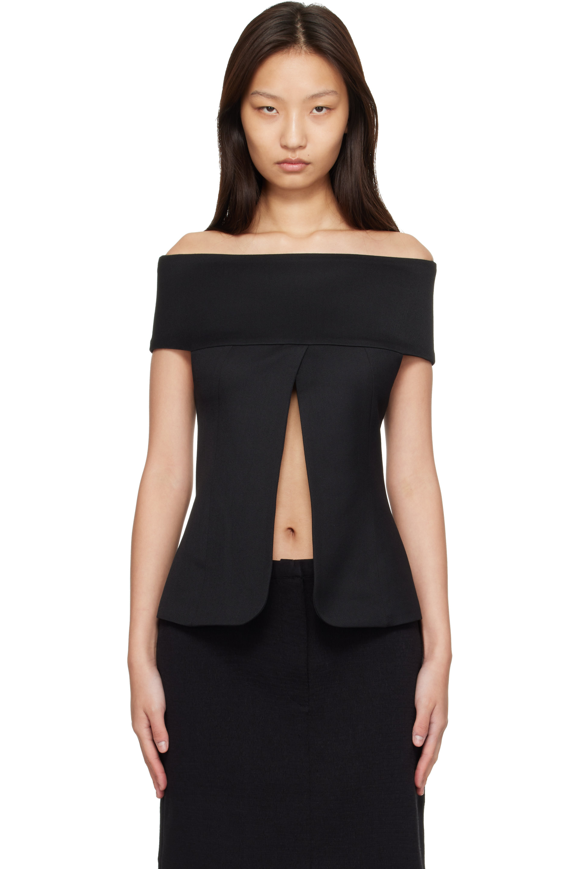 SUPER YAYA - Black Raya Top