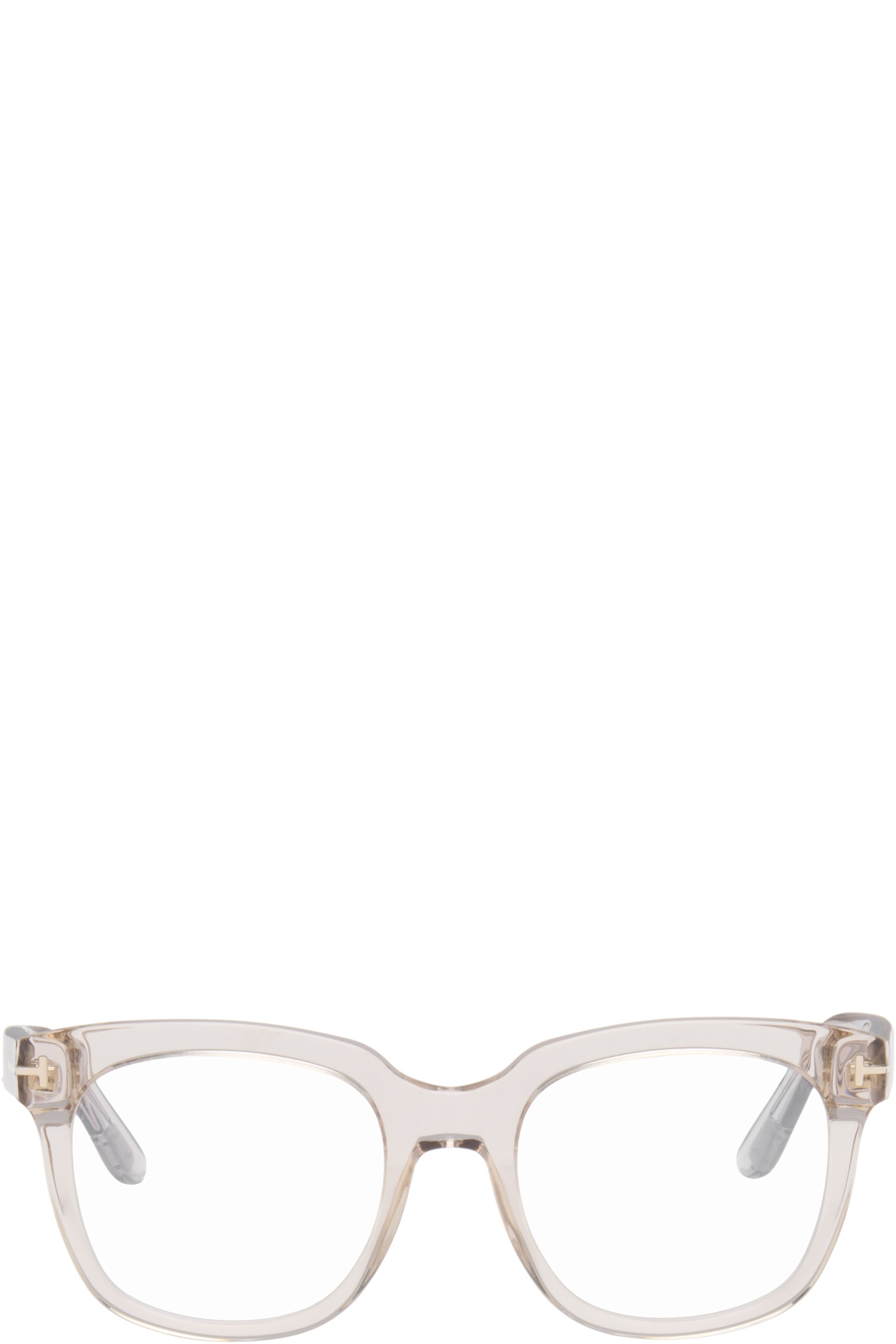 TOM FORD - Pink Blue Block Large Glasses
