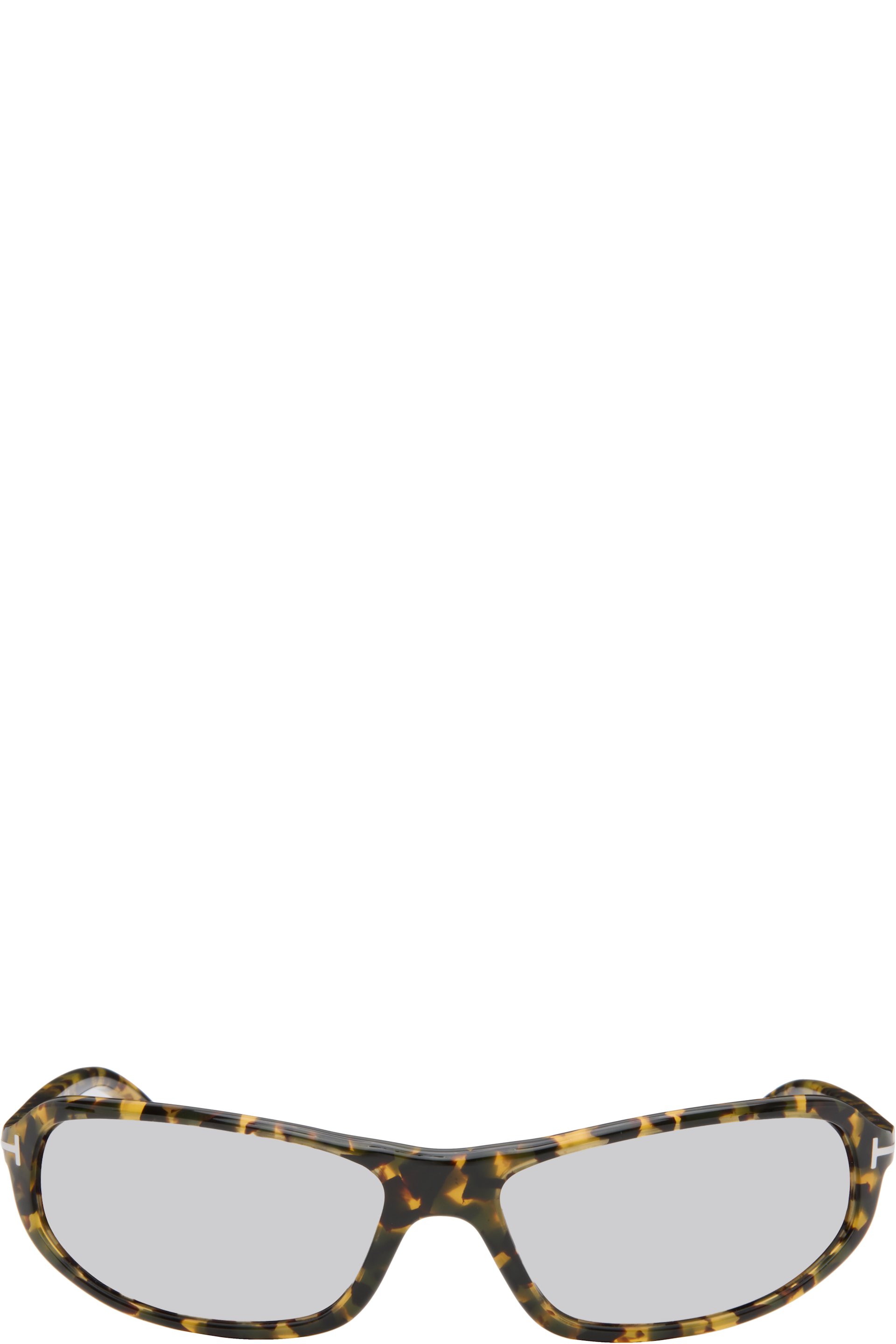 TOM FORD - Black & Yellow Addison Sunglasses