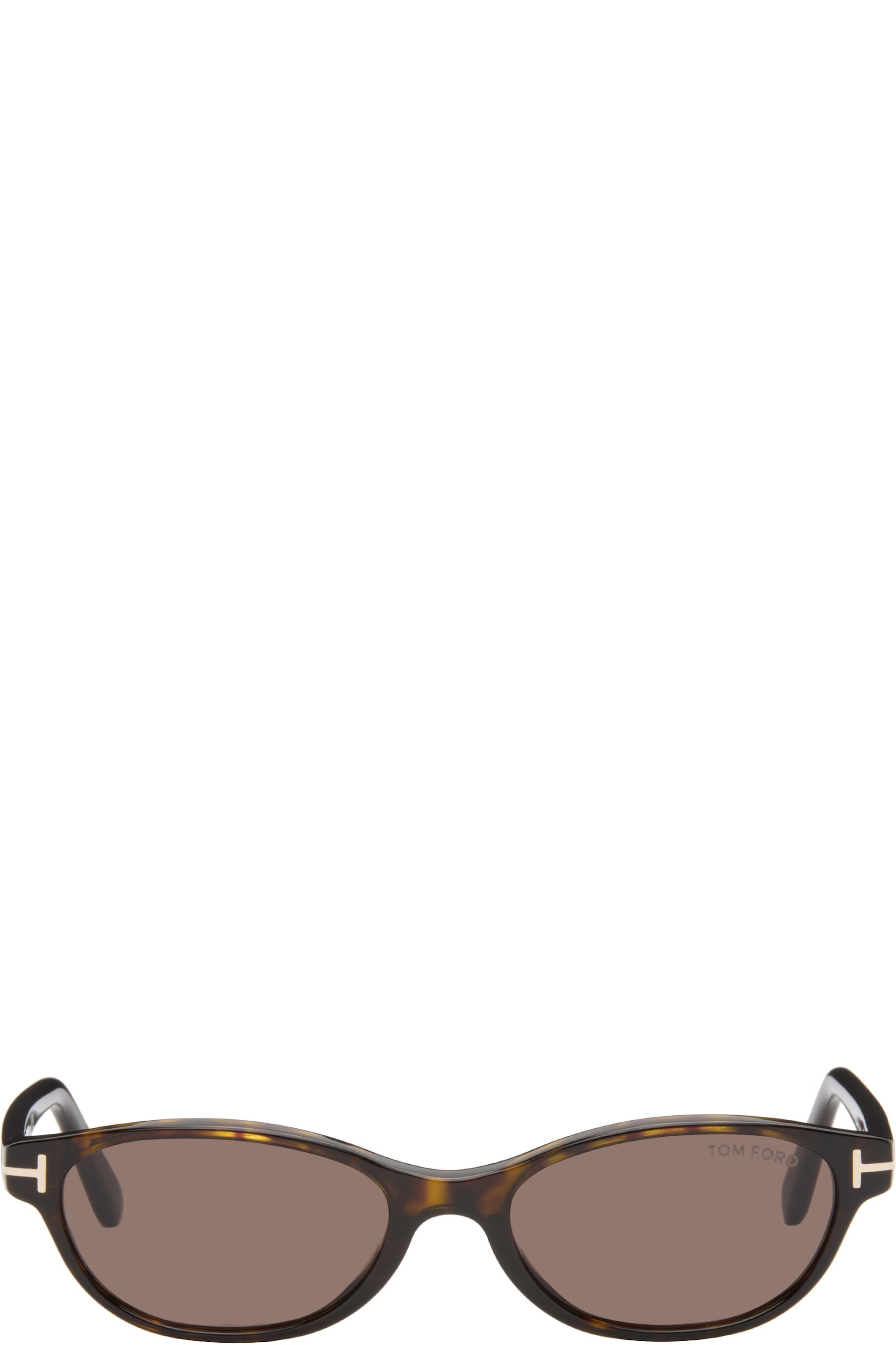 TOM FORD - Lunettes de soleil Chloe brunes