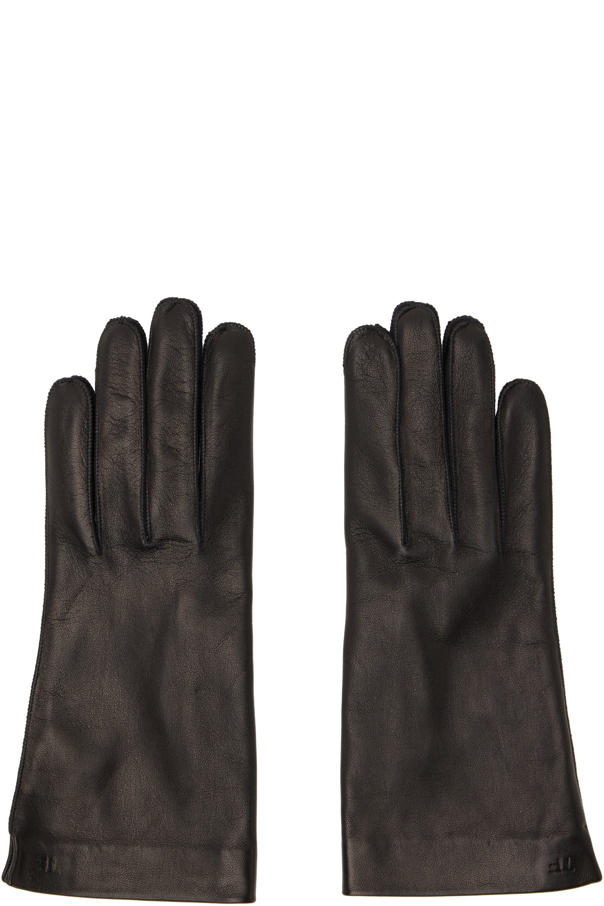 TOM FORD - Black Classic Leather Gloves