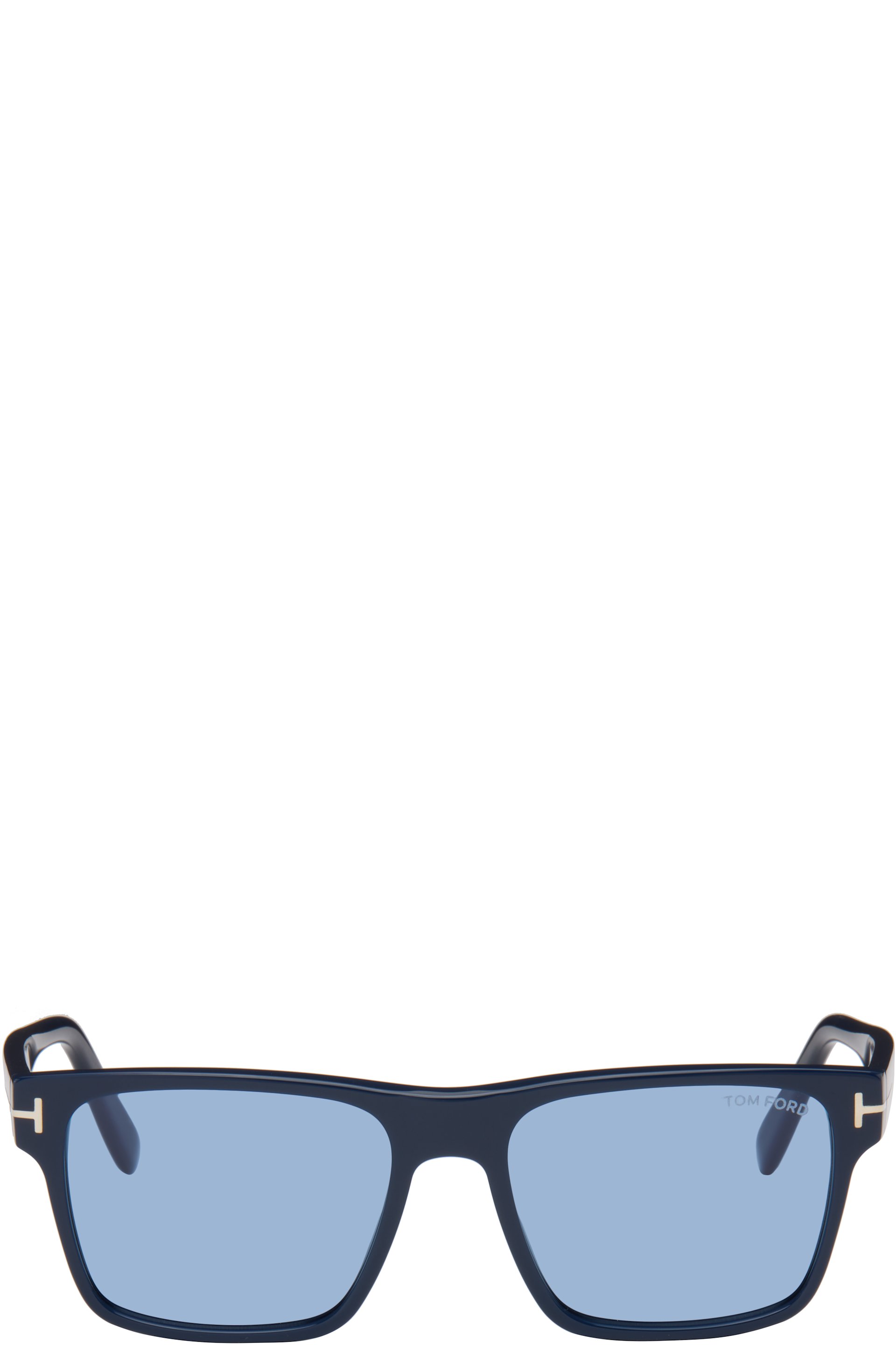 TOM FORD - Navy Calder Sunglasses