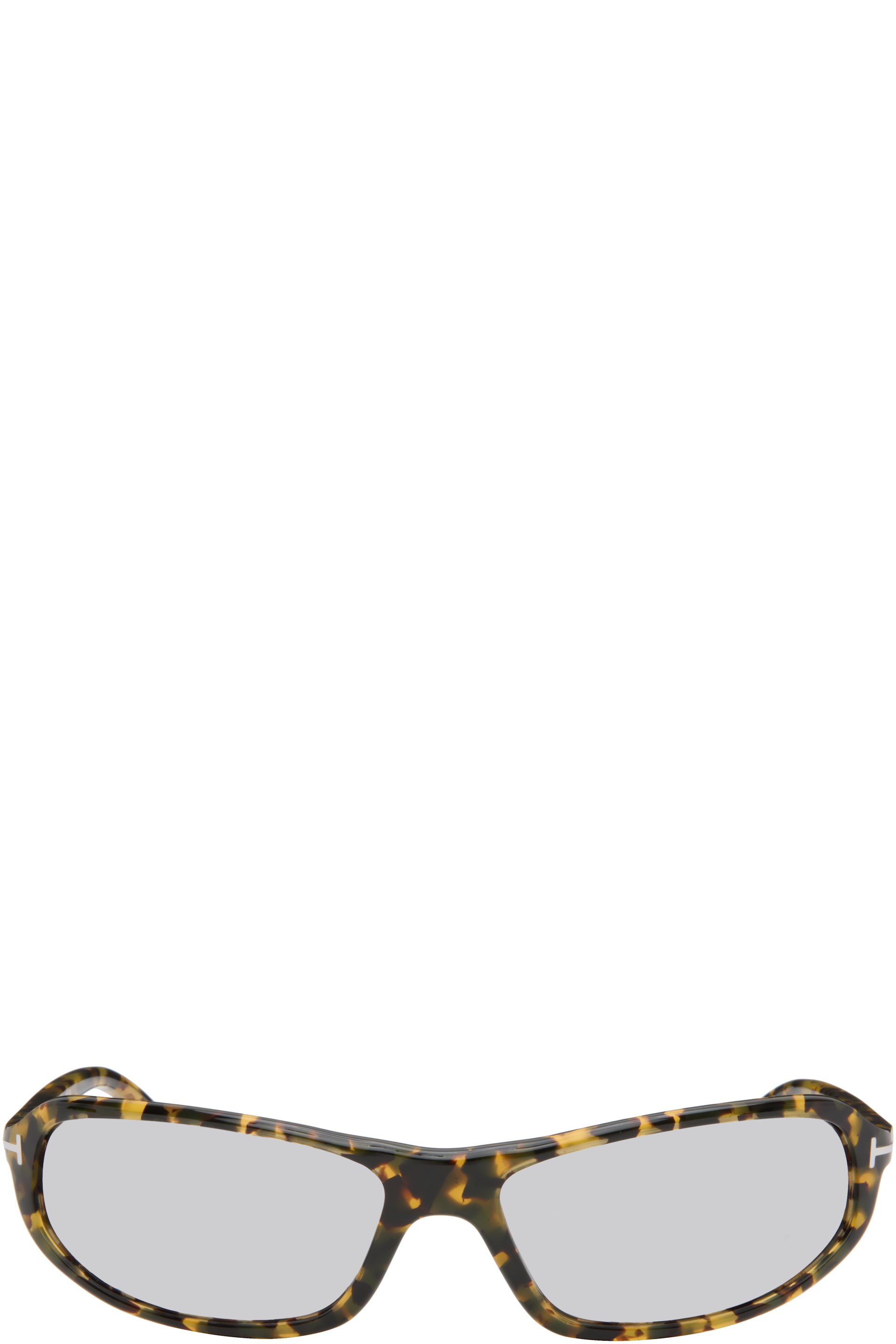 TOM FORD - Black & Yellow Addison Sunglasses