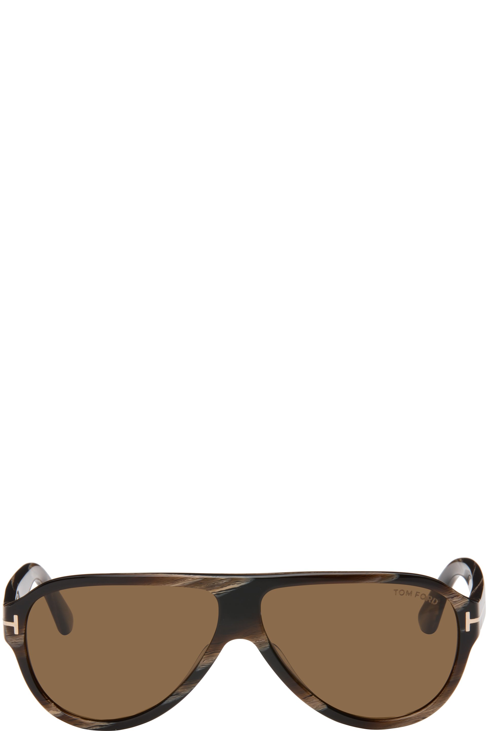 TOM FORD - Brown Samuele Sunglasse