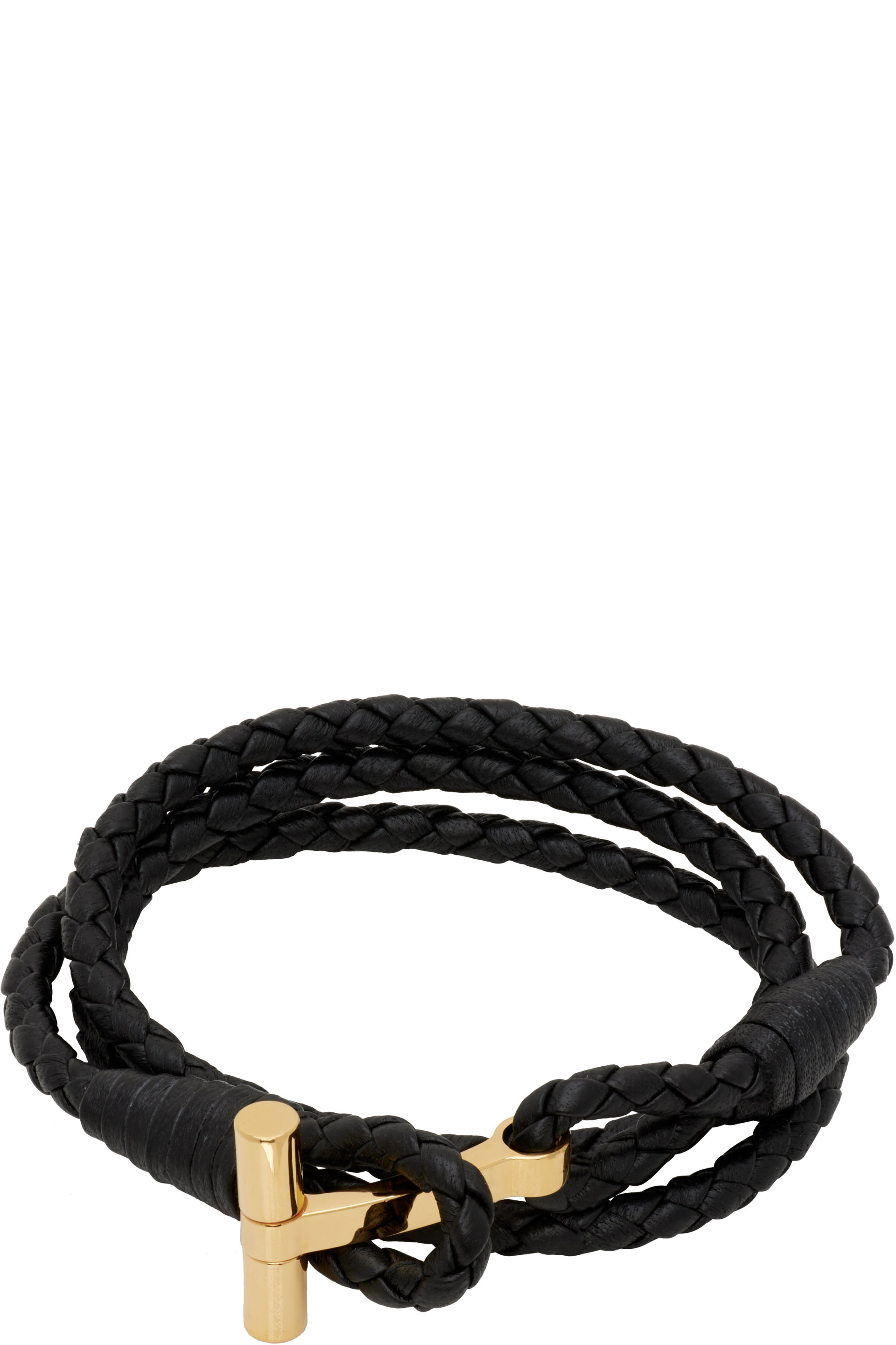TOM FORD - Braided Leather T ブレスレット