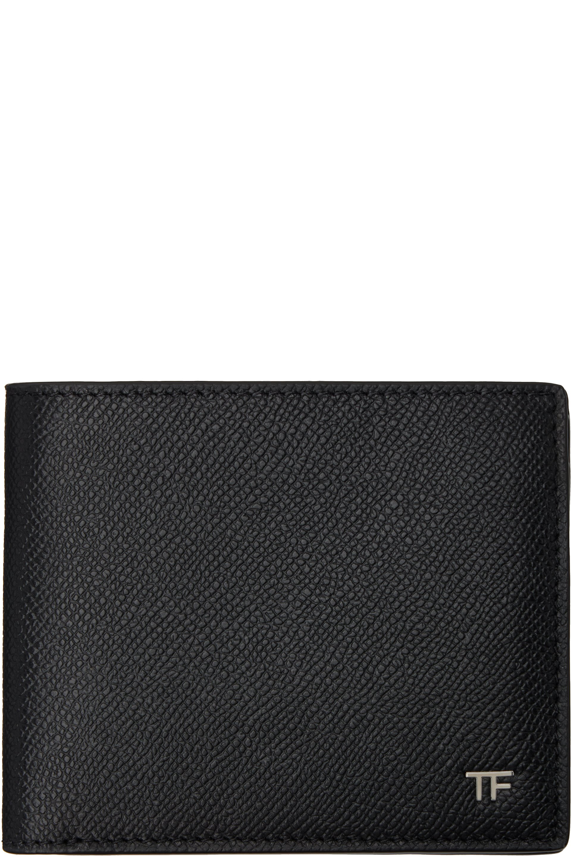TOM FORD - ブラック スモール グレインレザー 札入れ