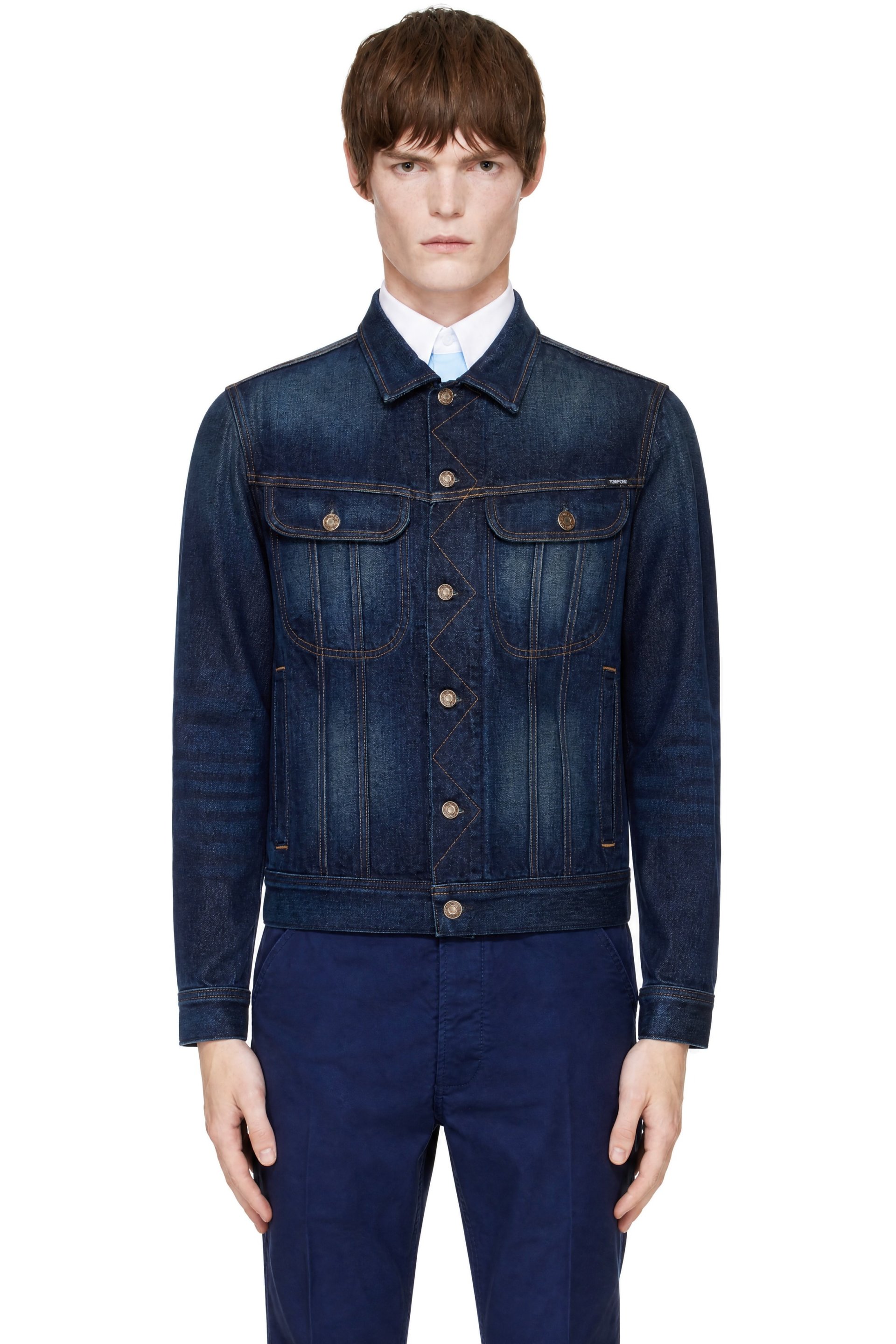 TOM FORD - Navy Icon Denim Jacket