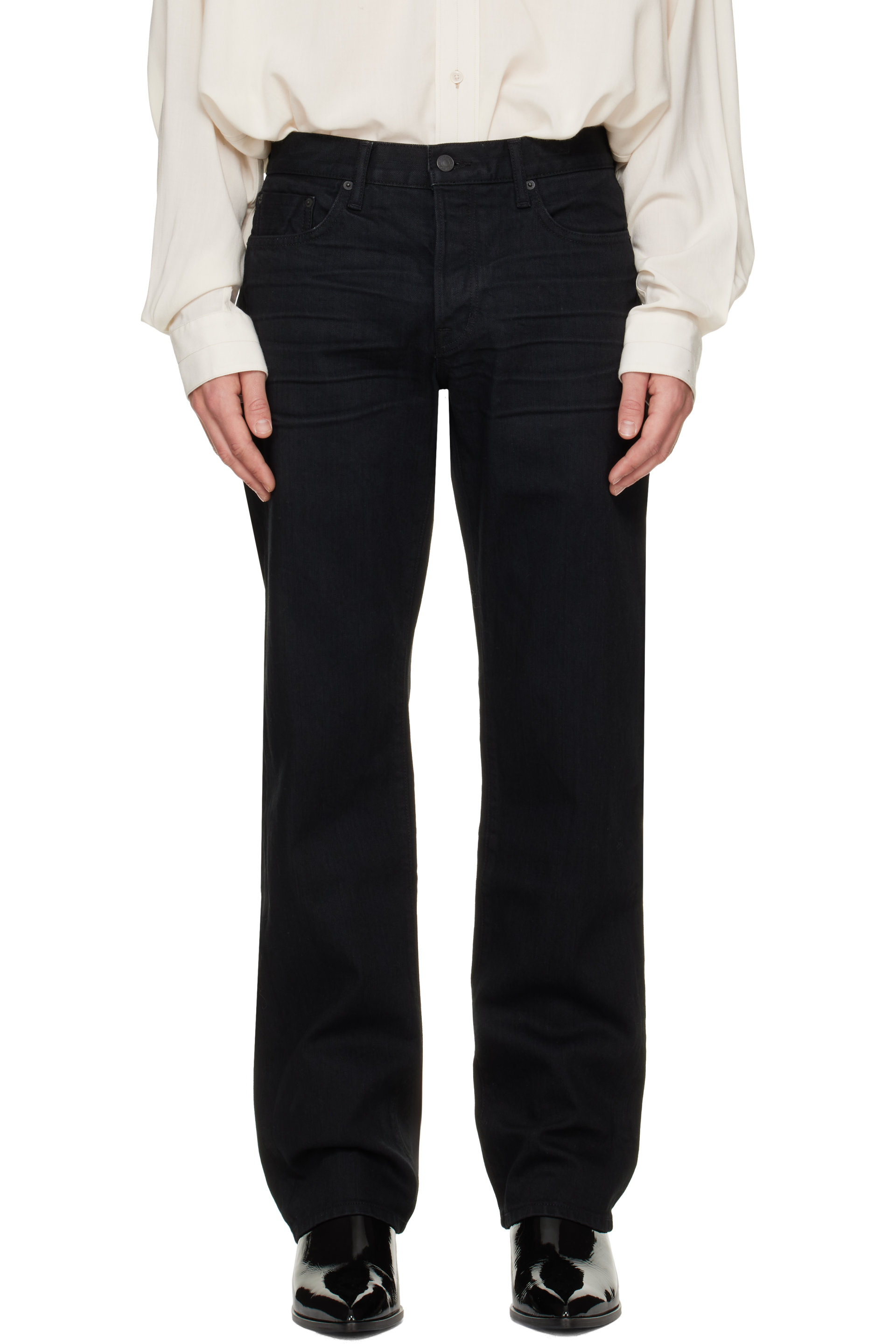 TOM FORD - Jean droit 50's noir