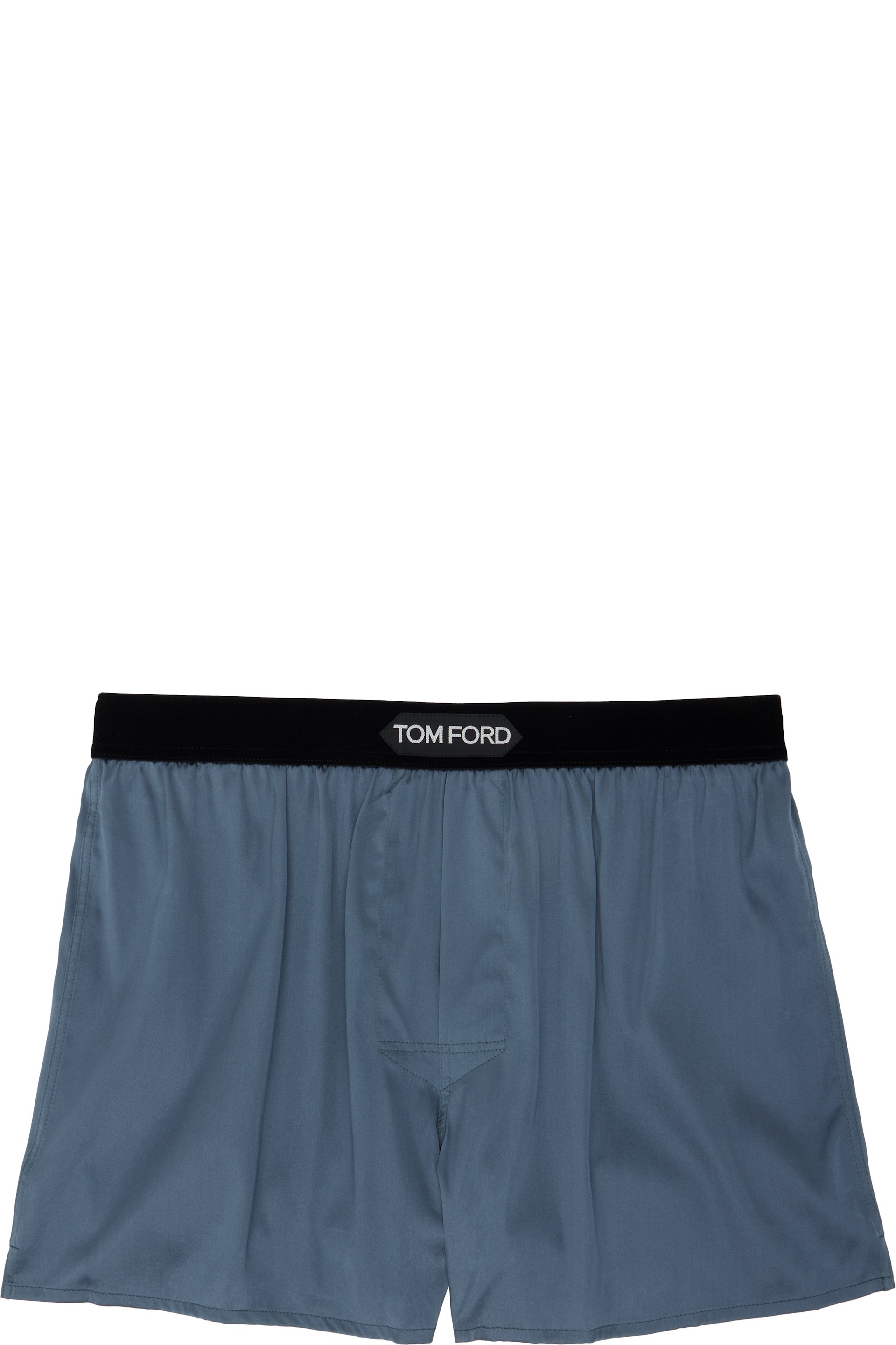 TOM FORD - Gray Silk Boxers