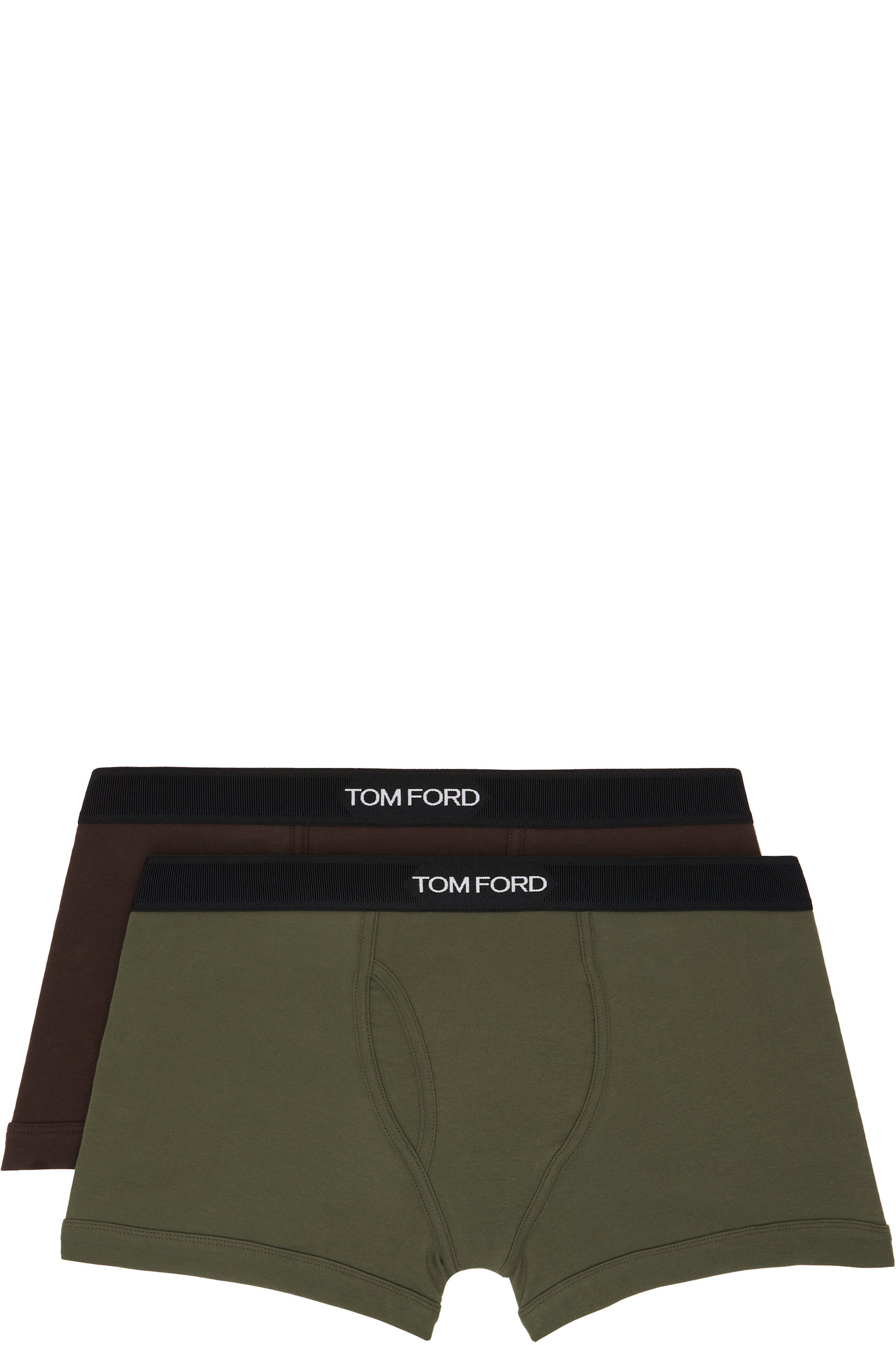 TOM FORD - Two-Pack Multicolor Cotton Boxer Briefs