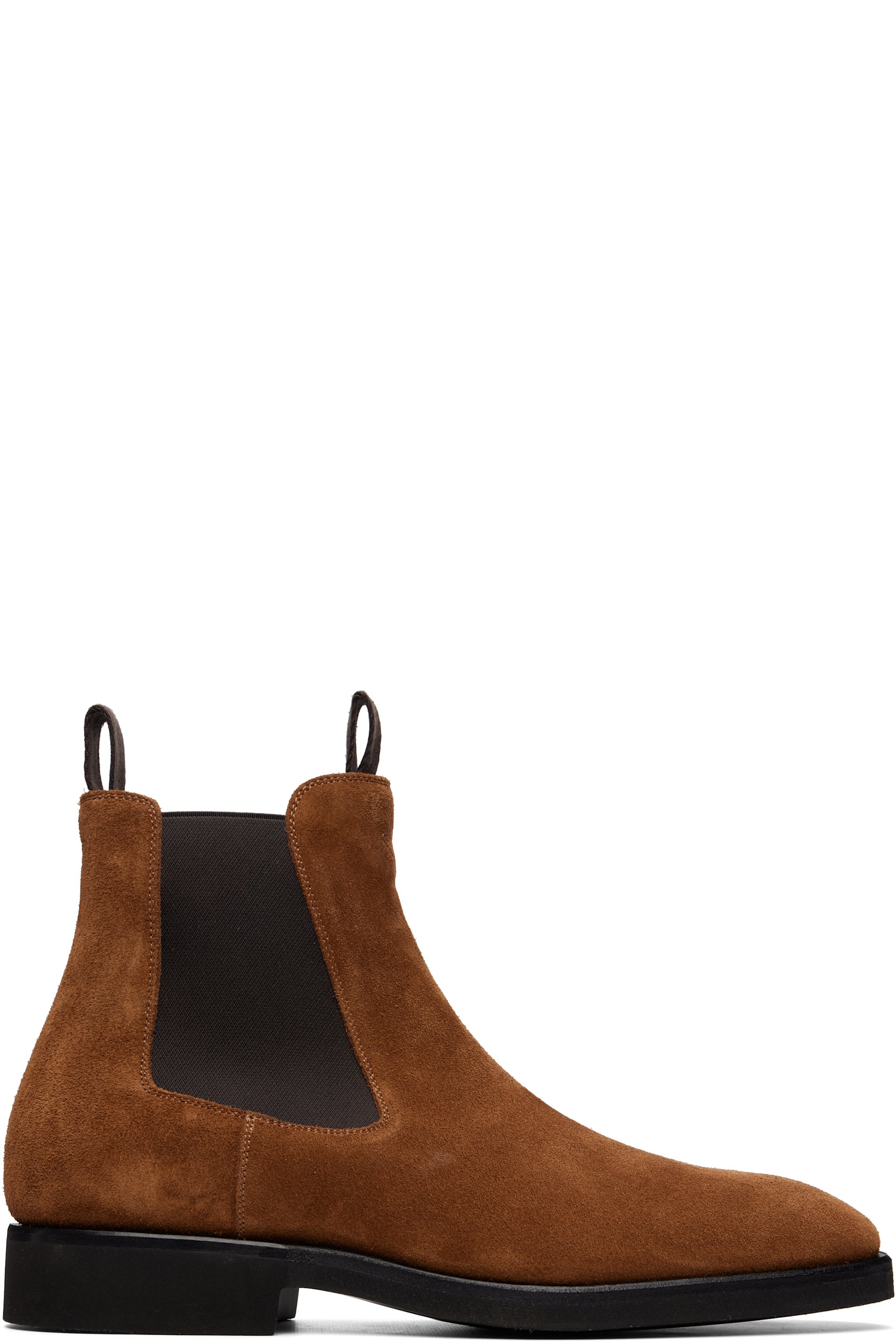 TOM FORD - Brown Suede Owen Chelsea Boots