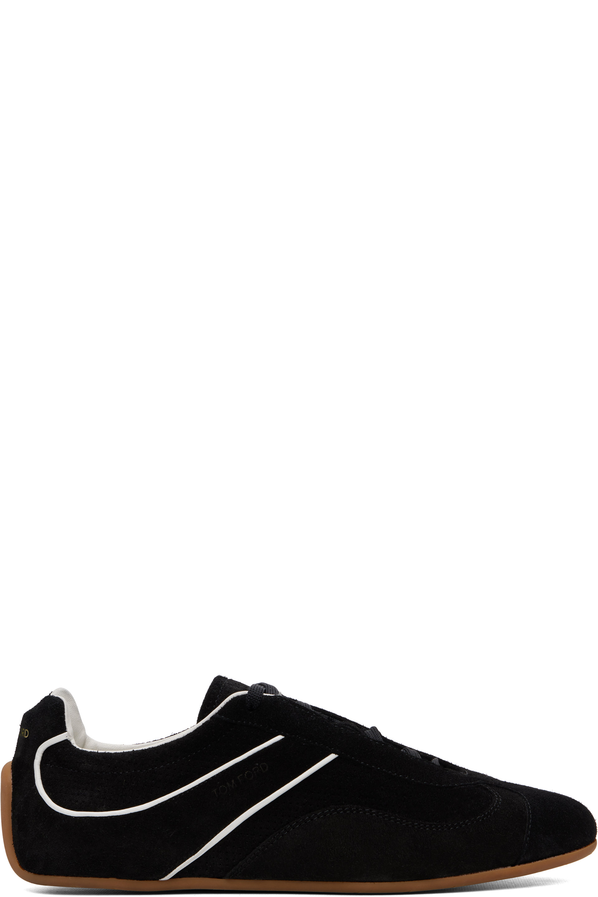 TOM FORD - Black Suede Lewis Sneakers