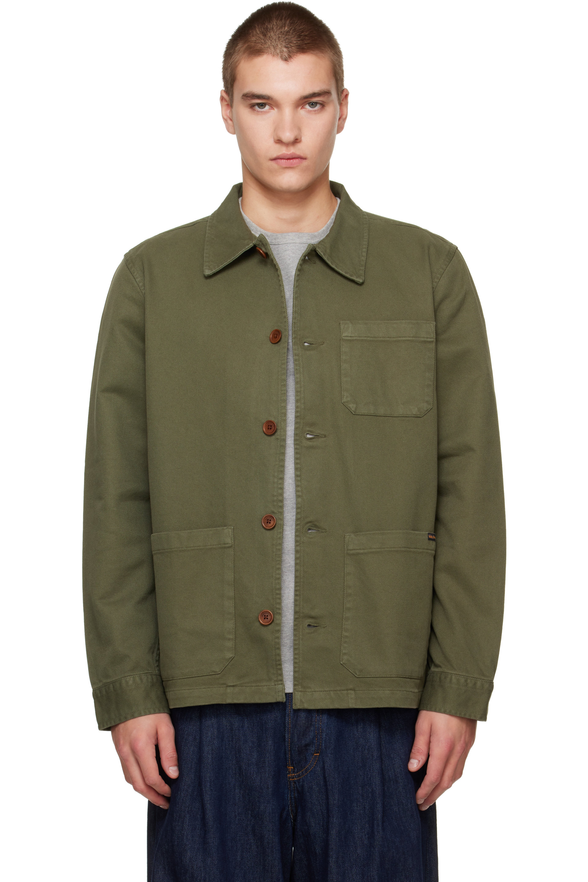 Nudie Jeans - Khaki Barney Worker Jacket