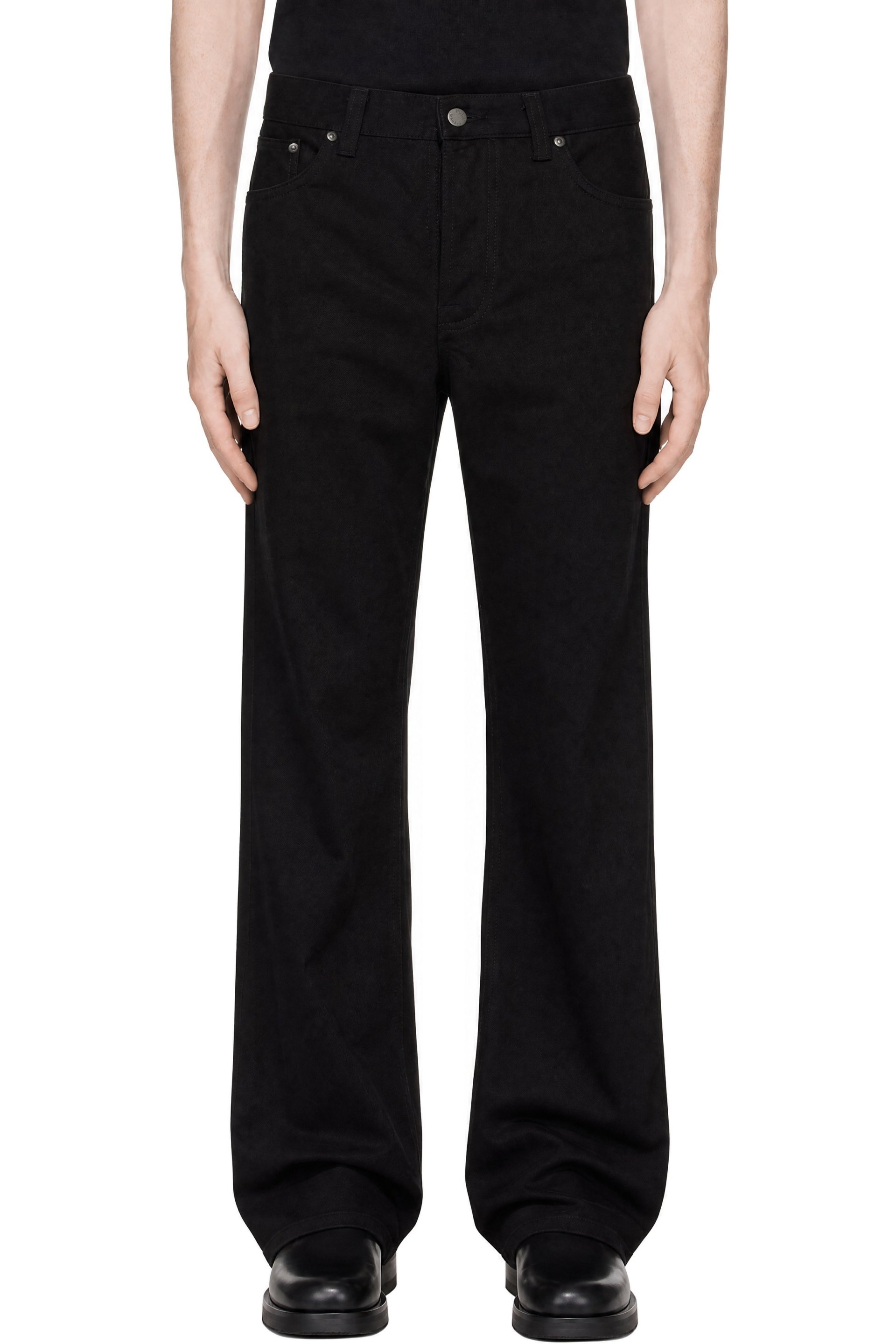 Nudie Jeans - Black Steady Eddie II Dry Jeans