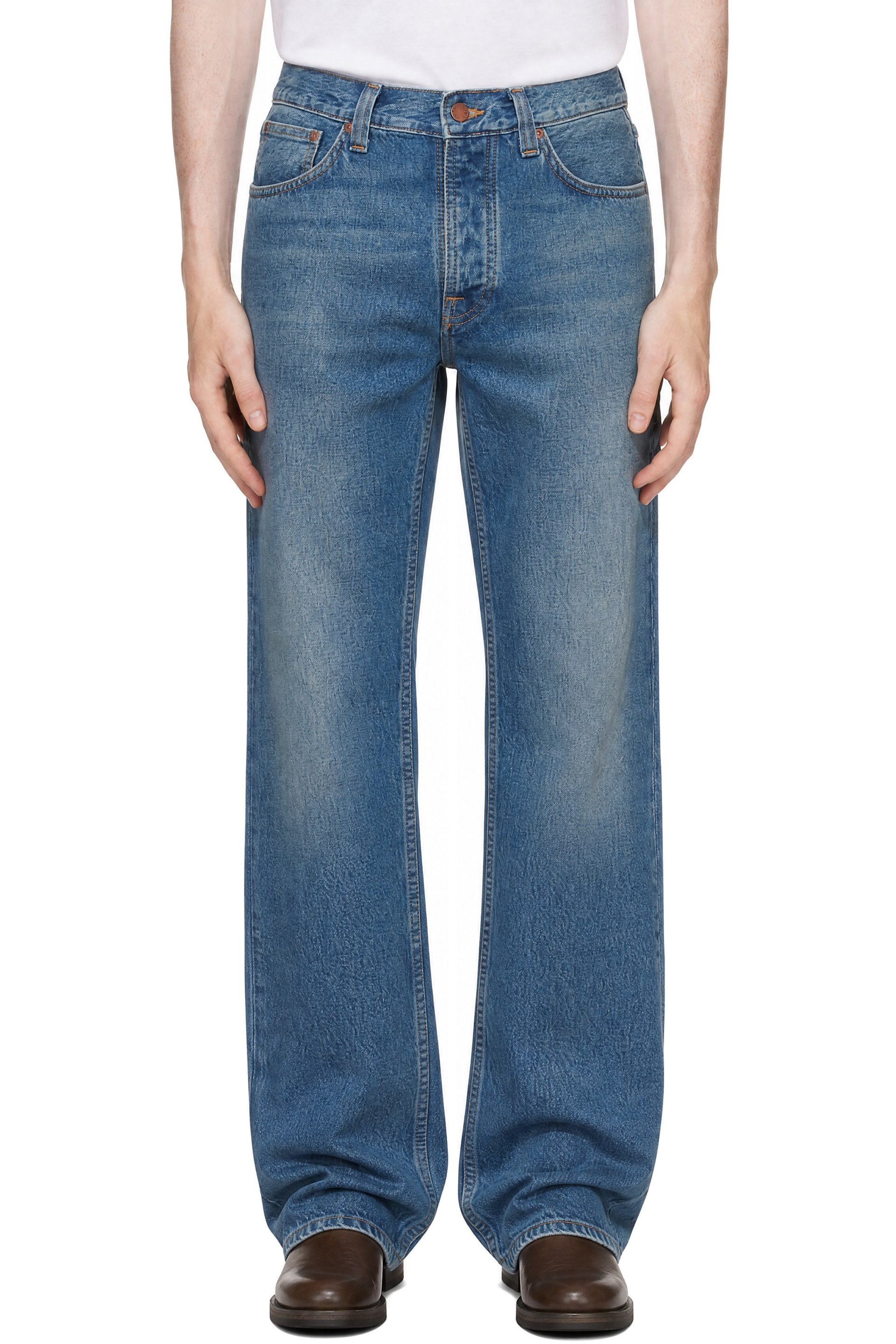 Nudie Jeans - Blue Steady Eddie II Jeans