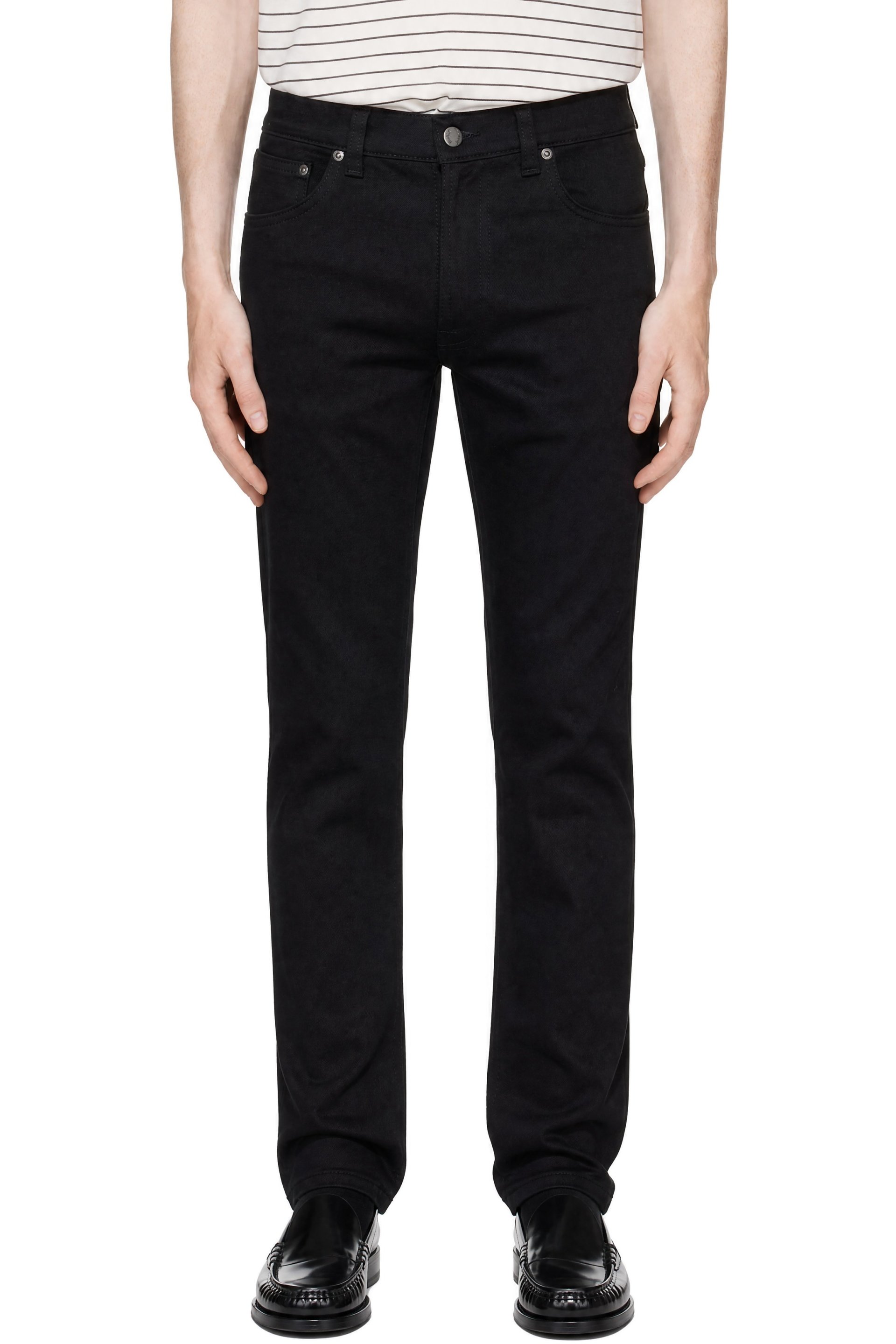 Nudie Jeans - Black Lean Dean Jeans