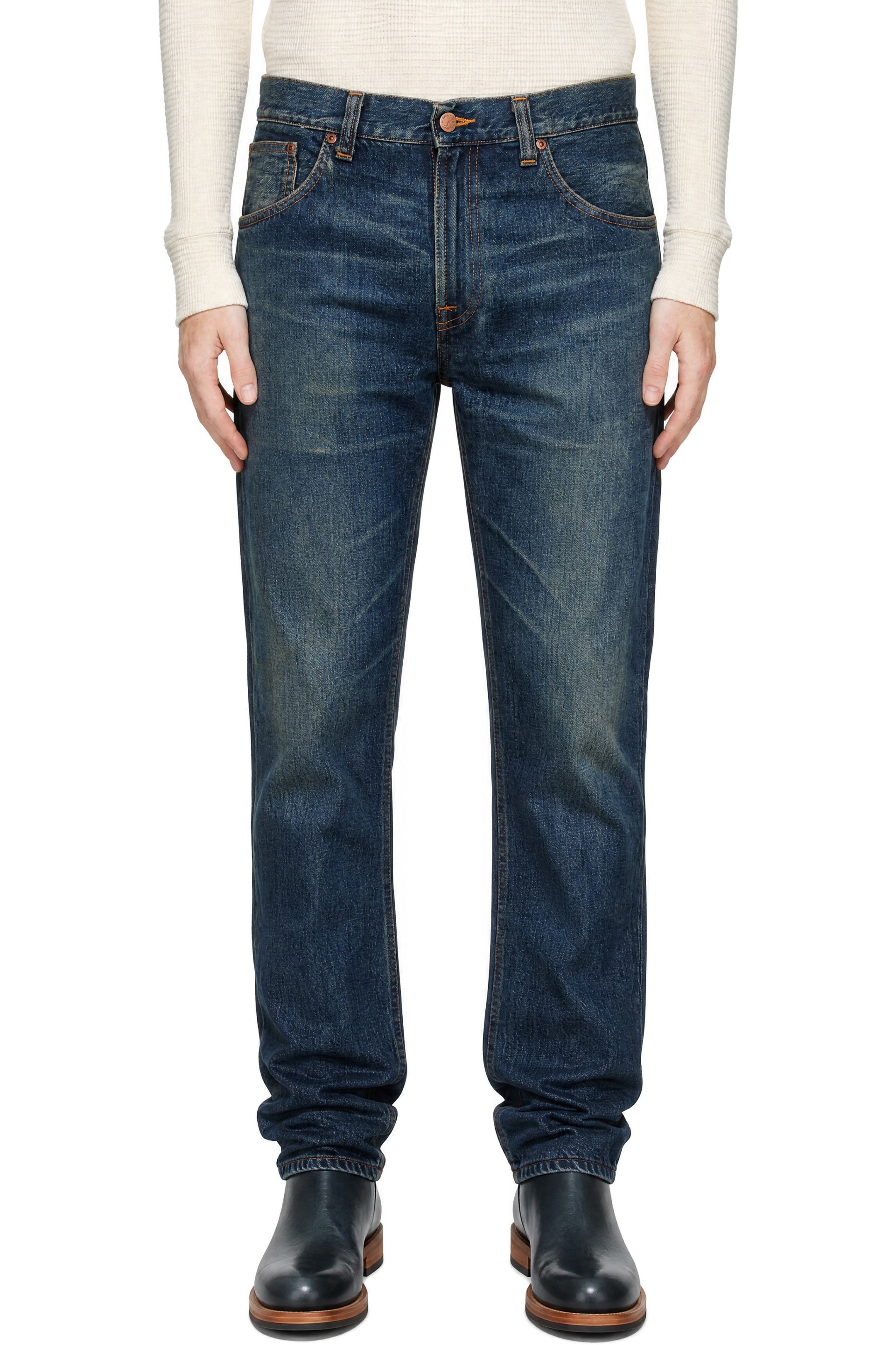 Nudie Jeans - Blue Gritty Jackson Jeans