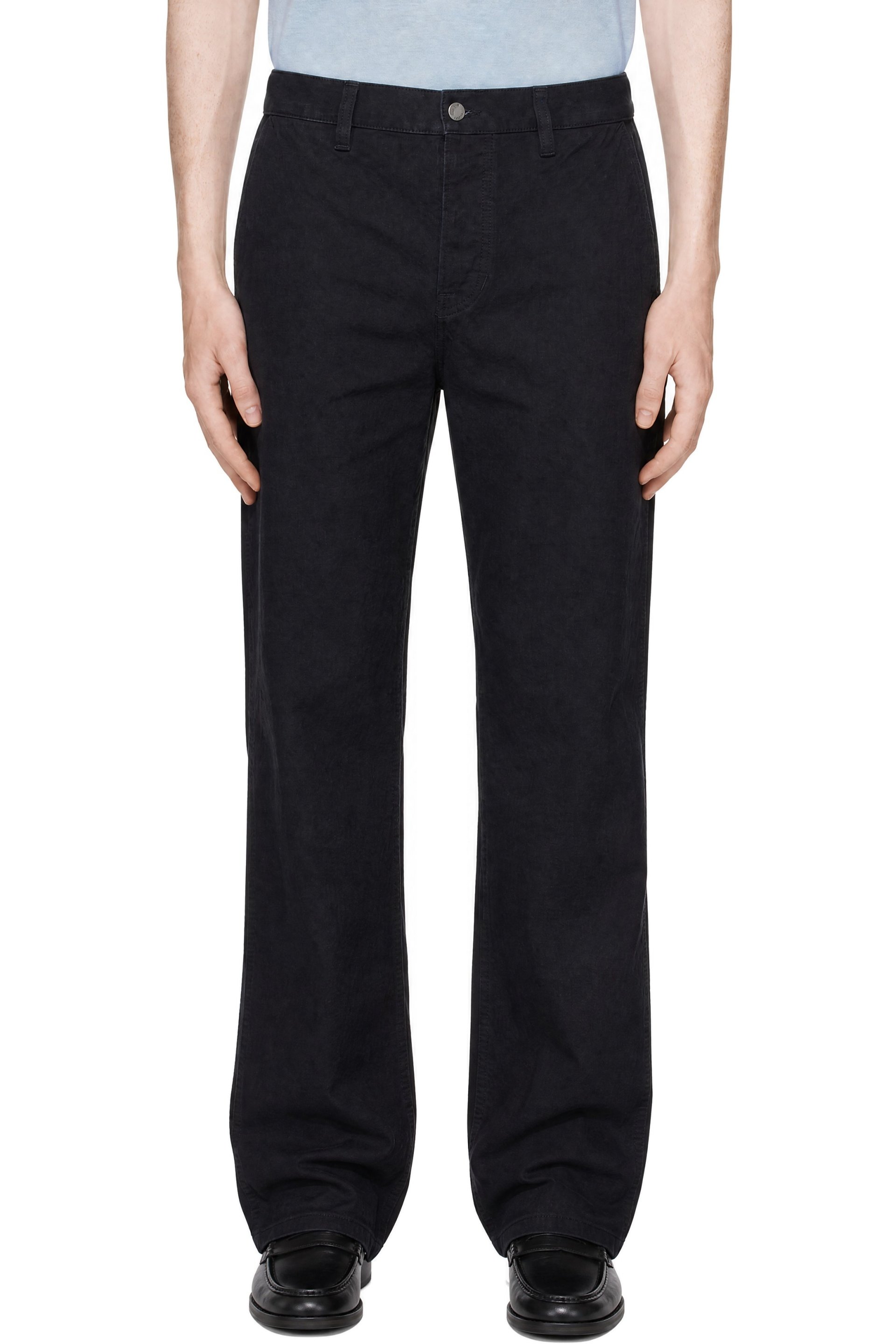Nudie Jeans - Black Tuff Tony Duck Canvas Trousers