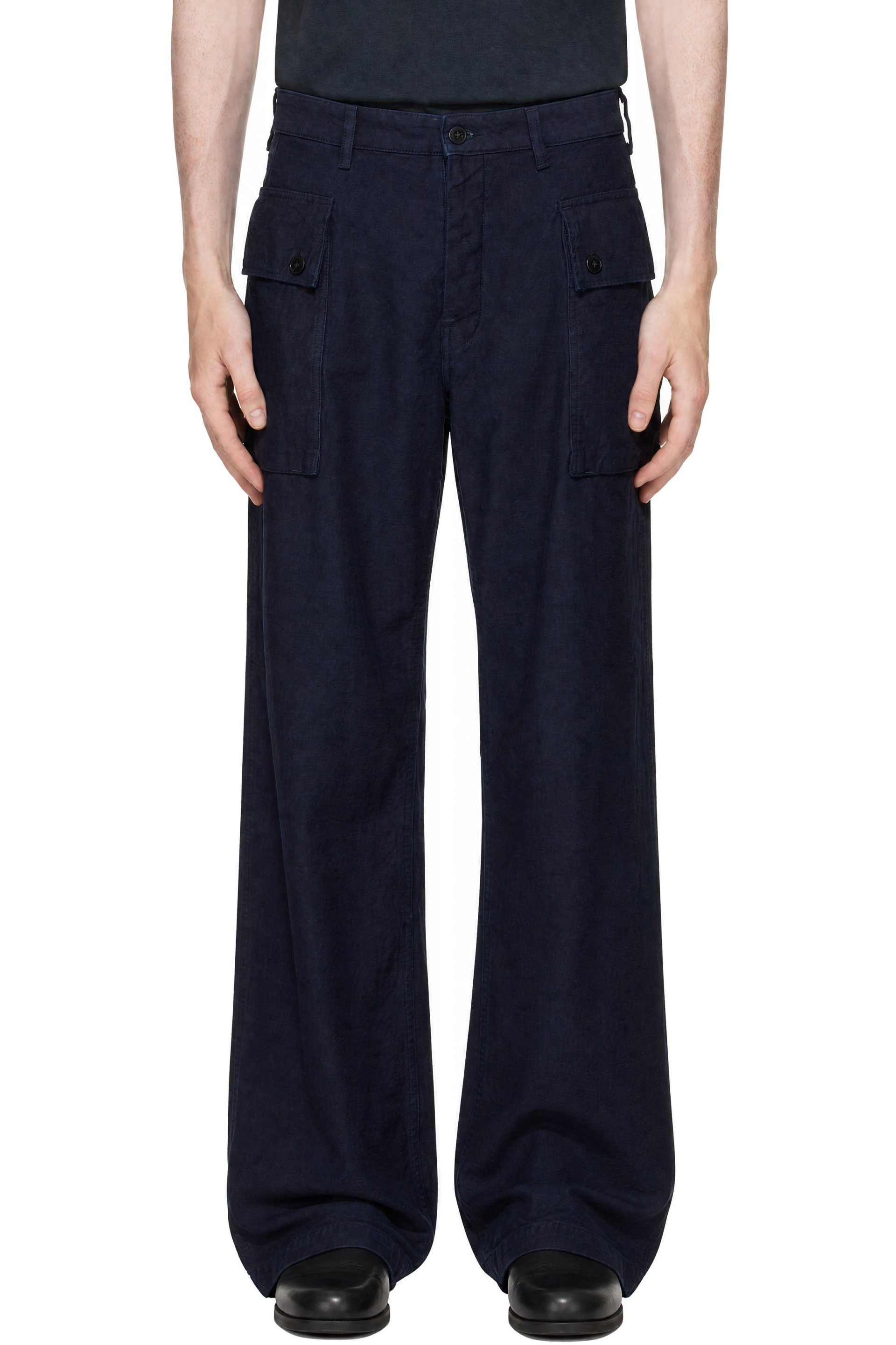 Nudie Jeans - Navy Loud Larry Trousers
