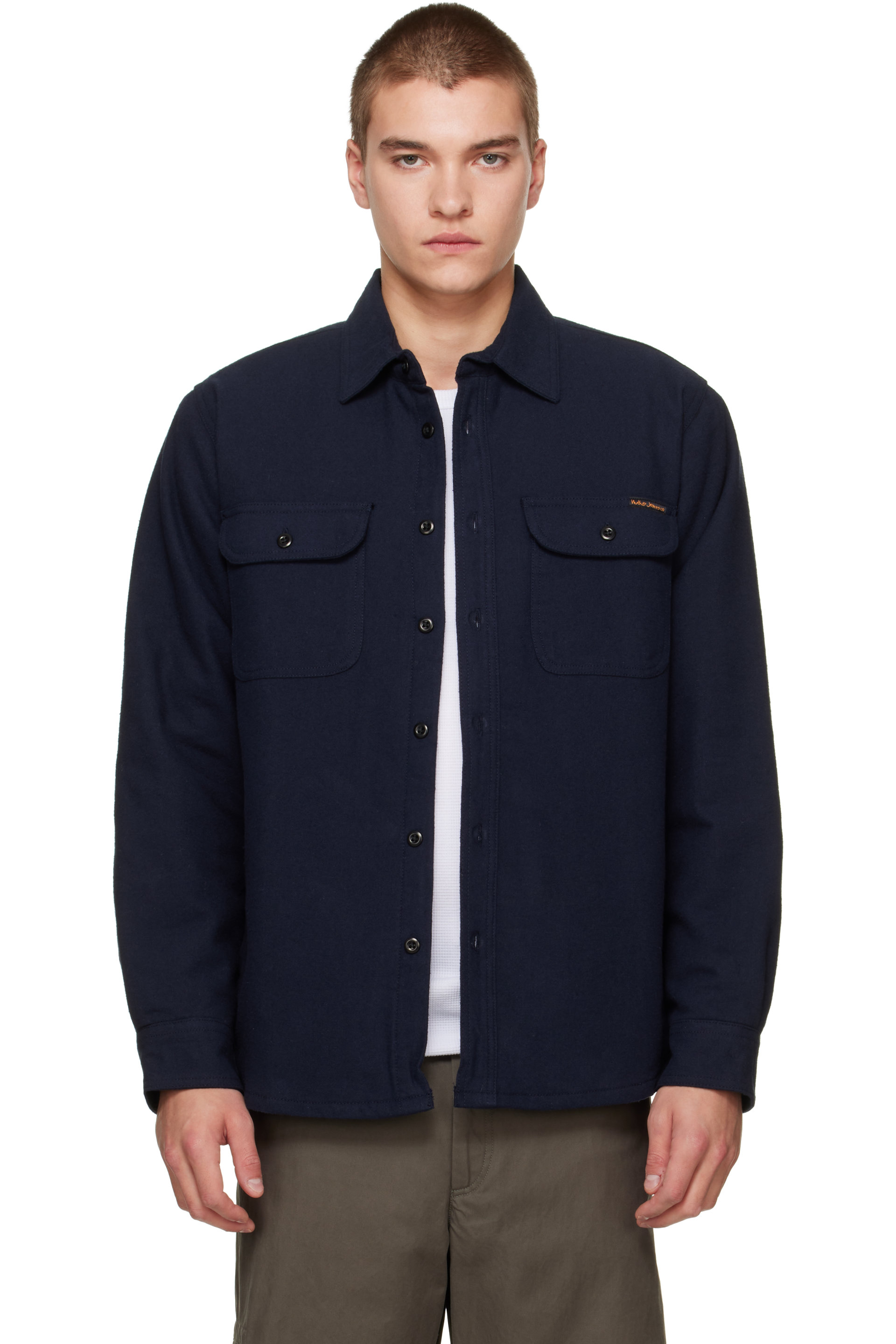 Nudie Jeans - Navy Glenn Padded Shirt