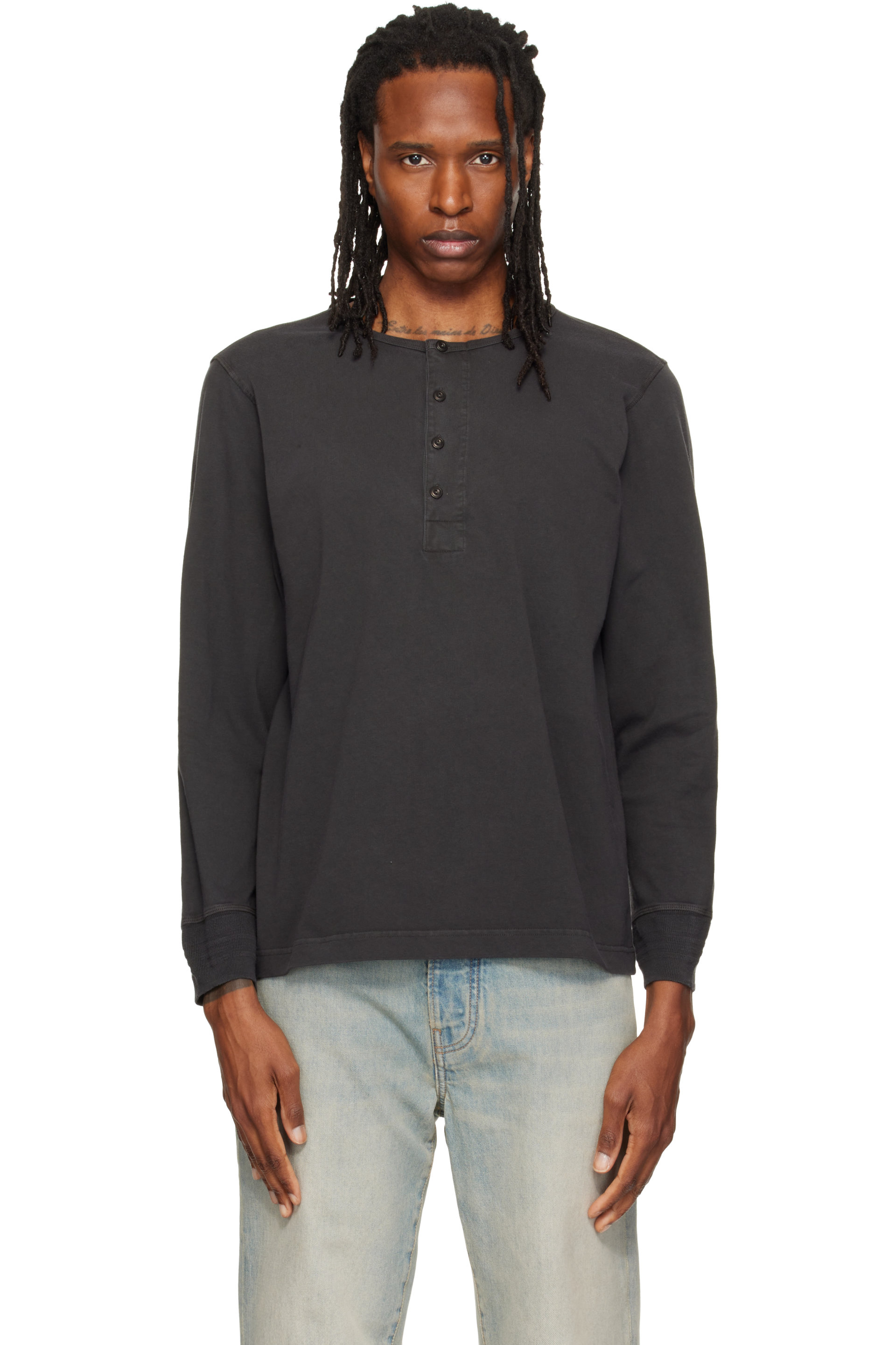 Nudie Jeans - Gray Long Sleeve Henley