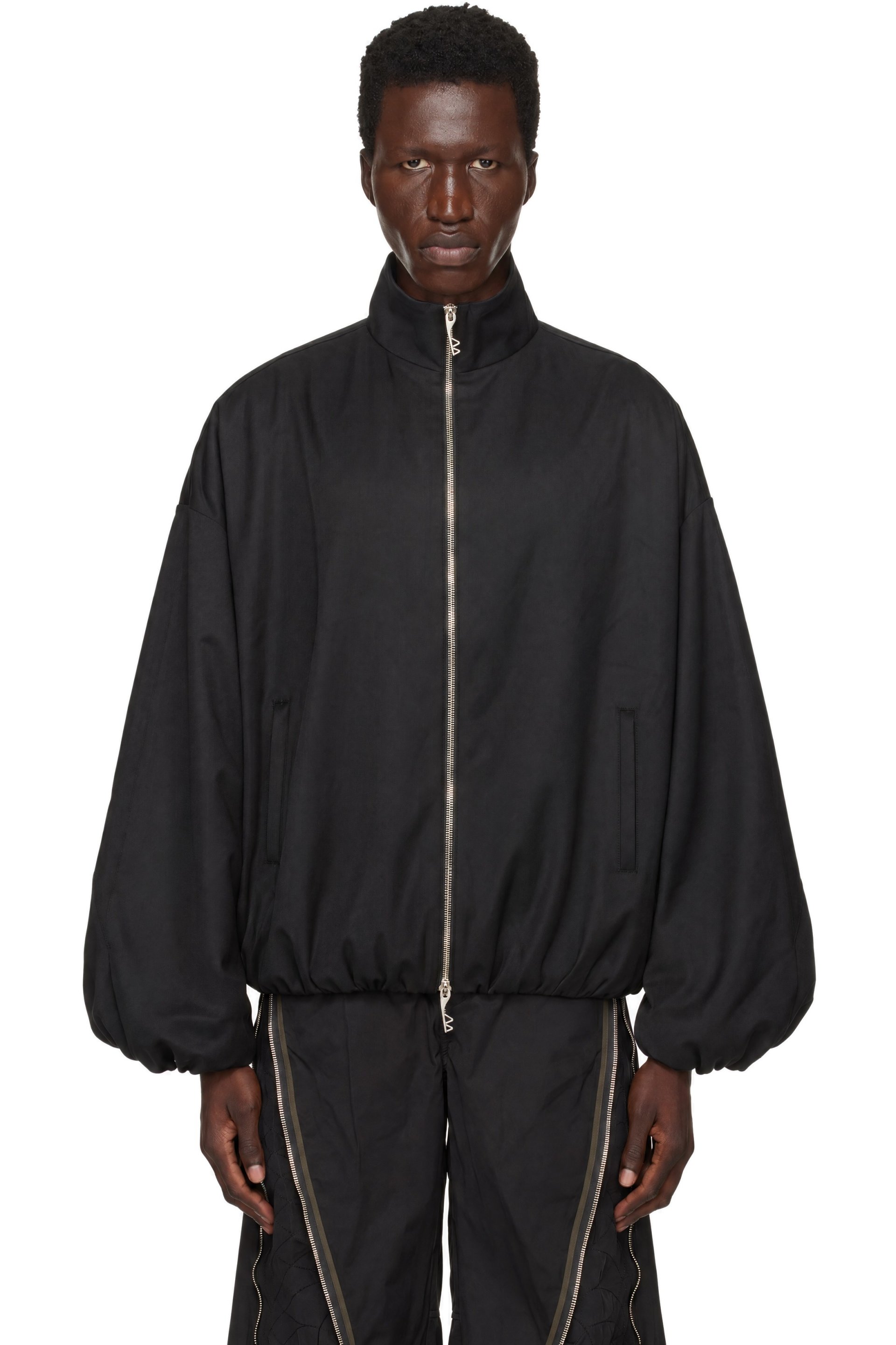 FFFPOSTALSERVICE - Black Wool Track Jacket