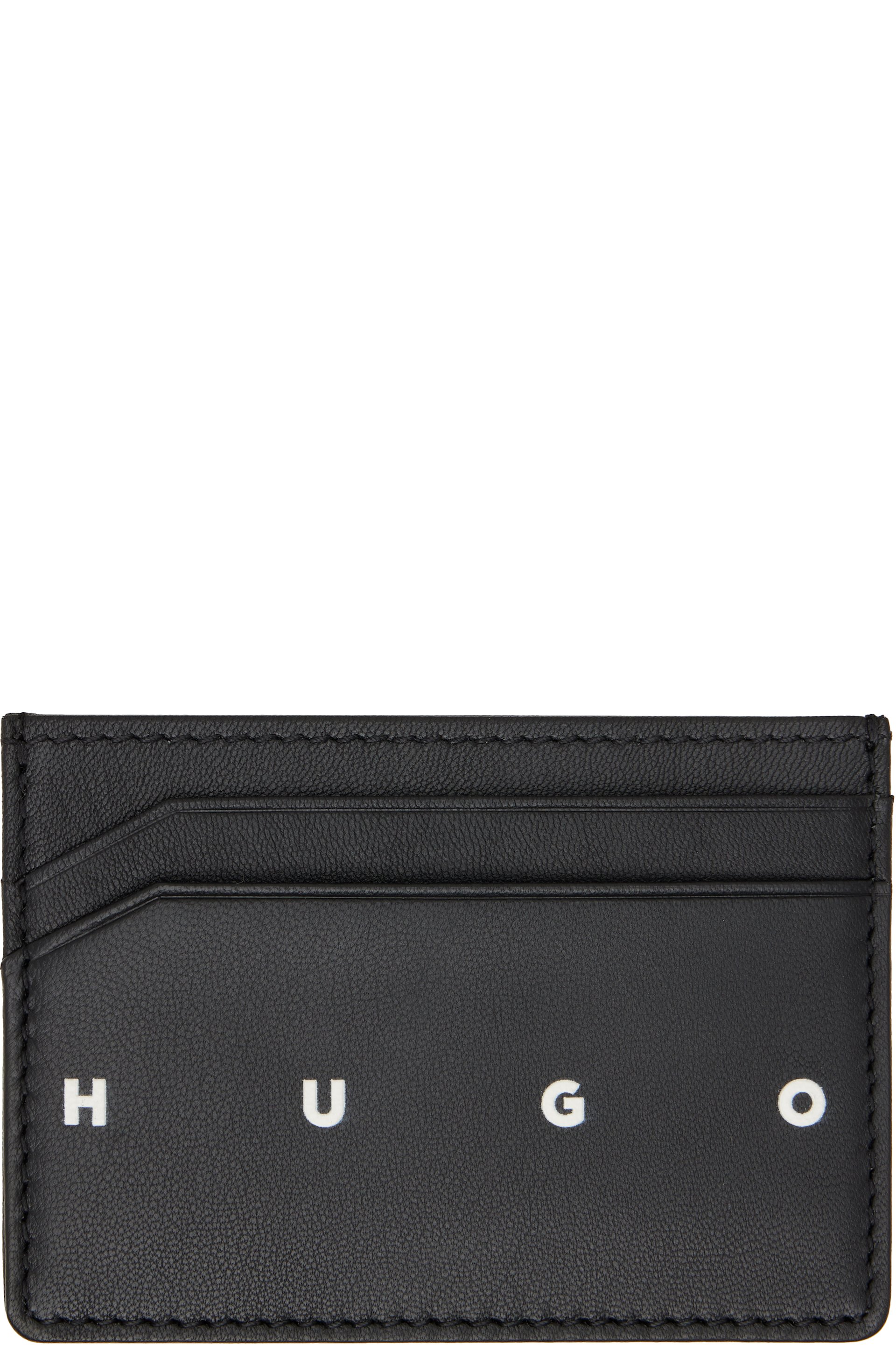 Hugo - Black Leather Card Holder