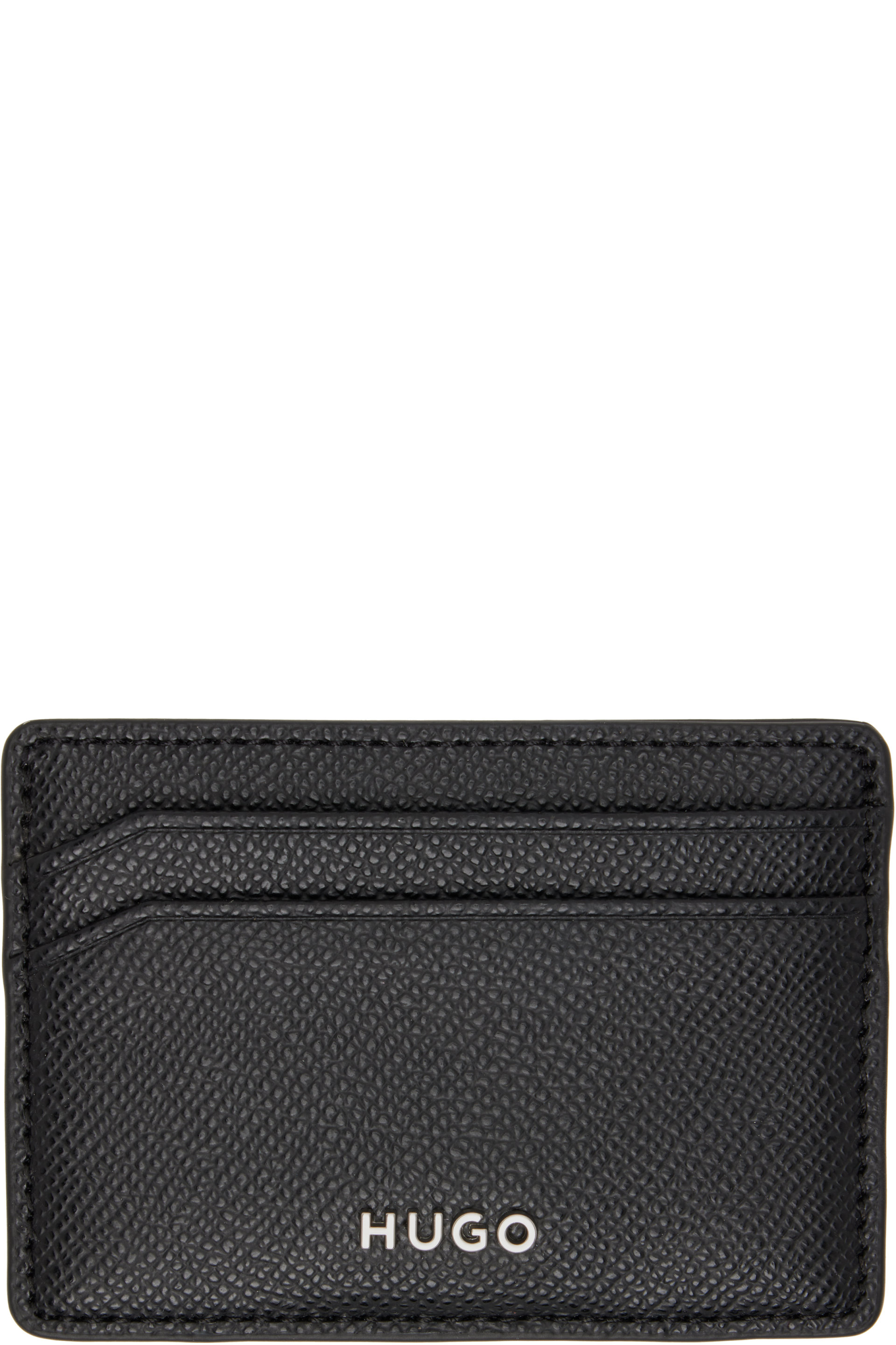 Hugo - Black Leather Card Holder