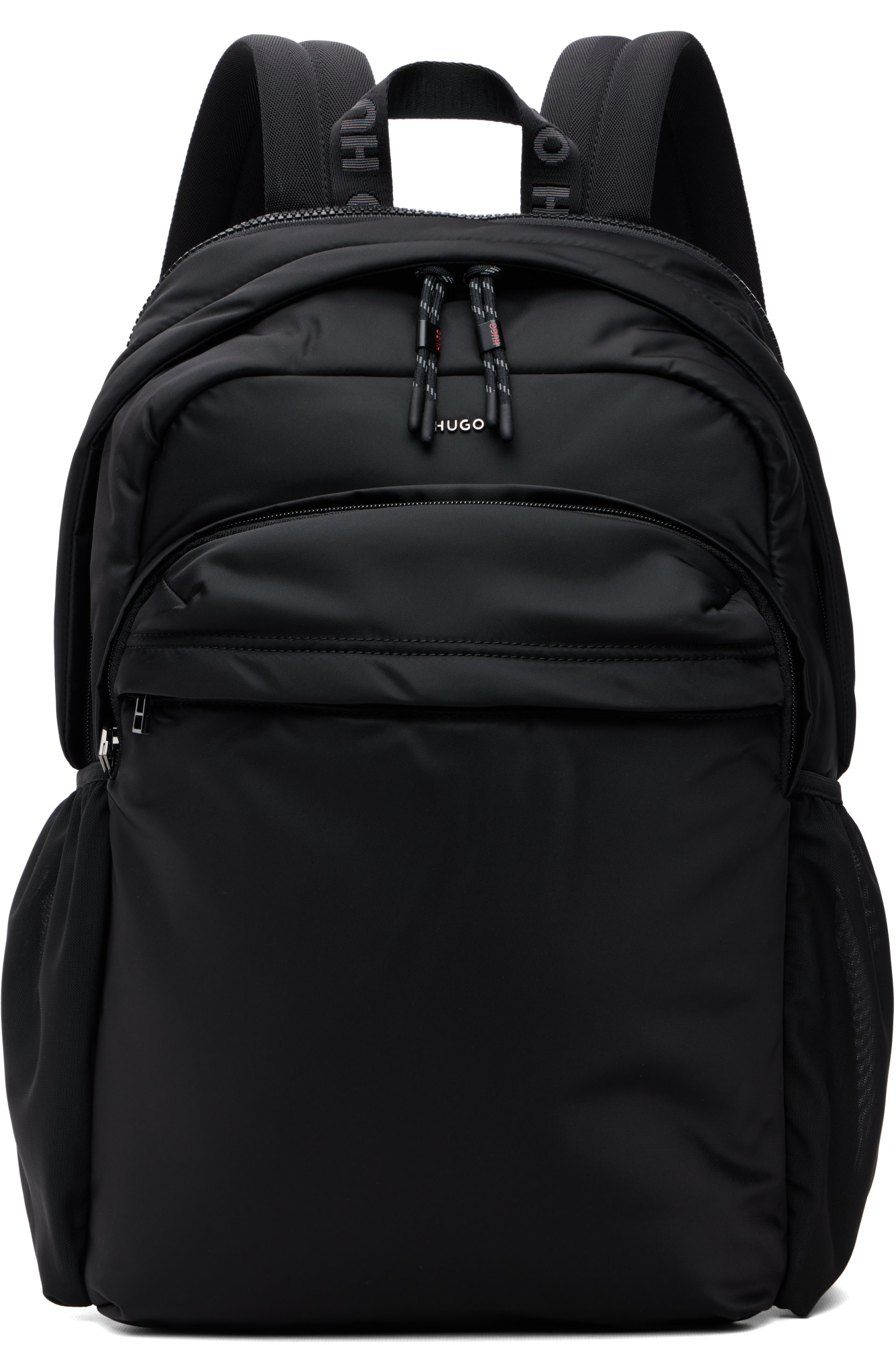 Hugo - Sac à dos noir en satin