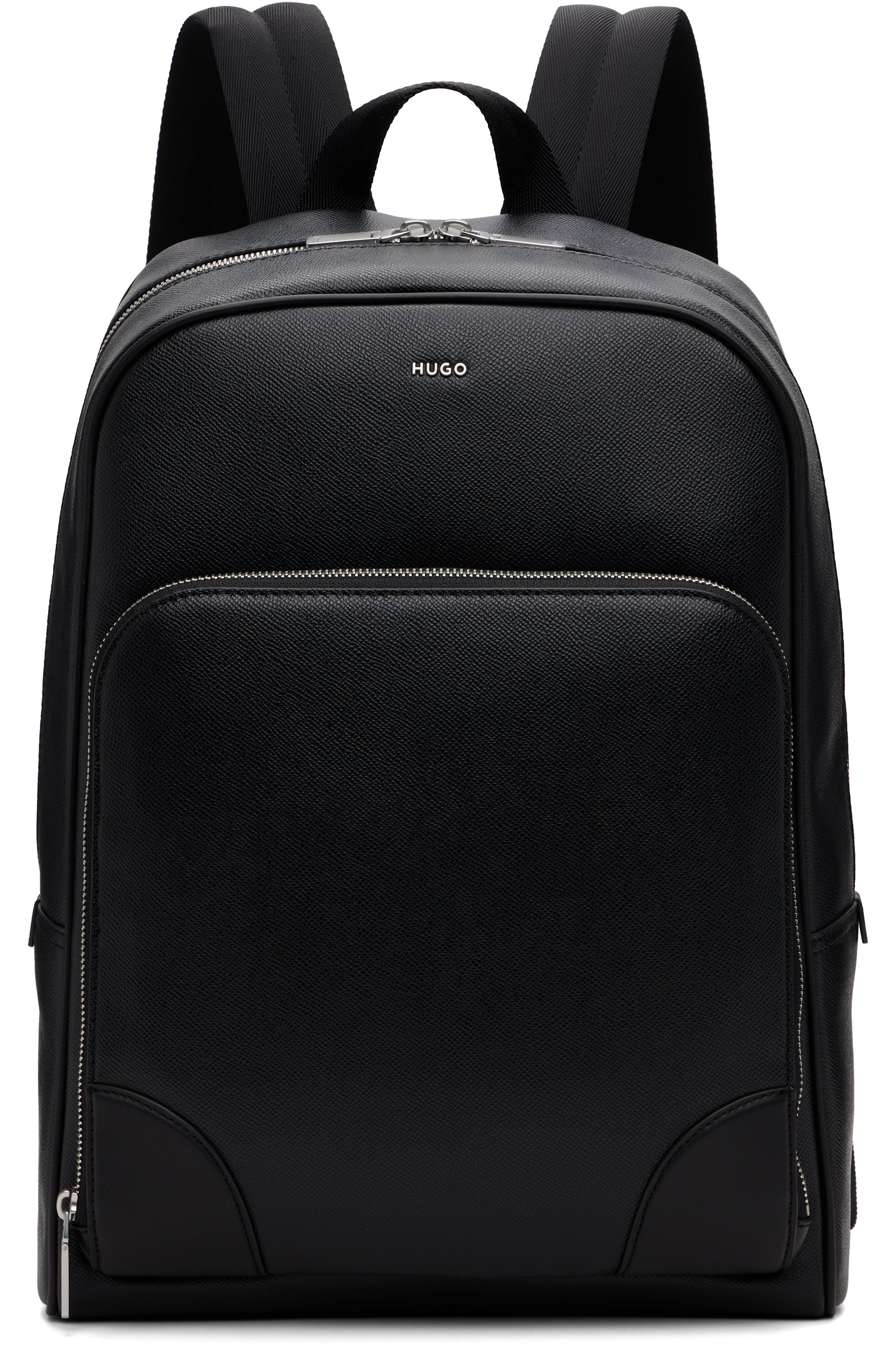 Hugo - Black Logo Trims Backpack
