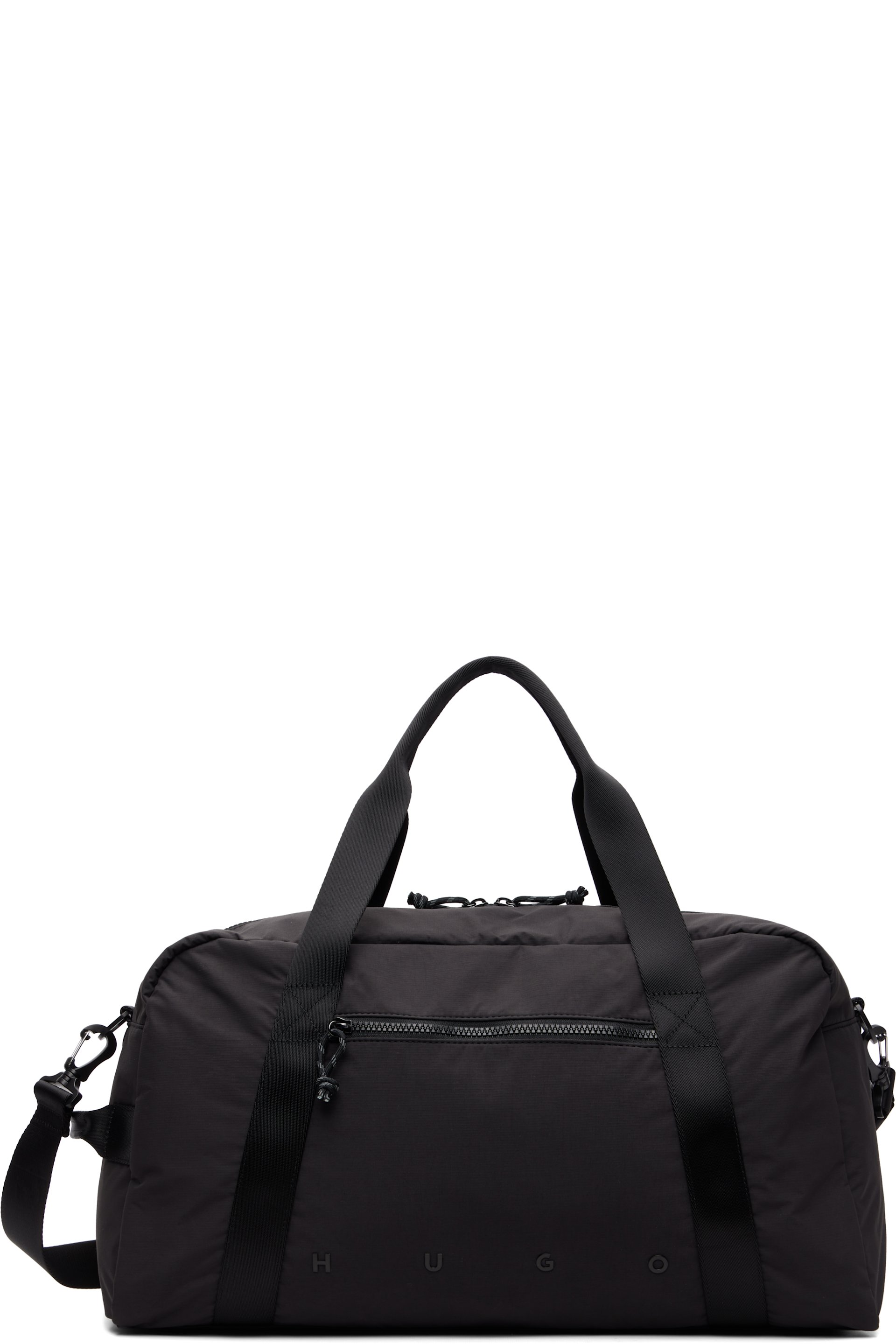Hugo - Black Wide-Set Logo Holdall Duffle bag
