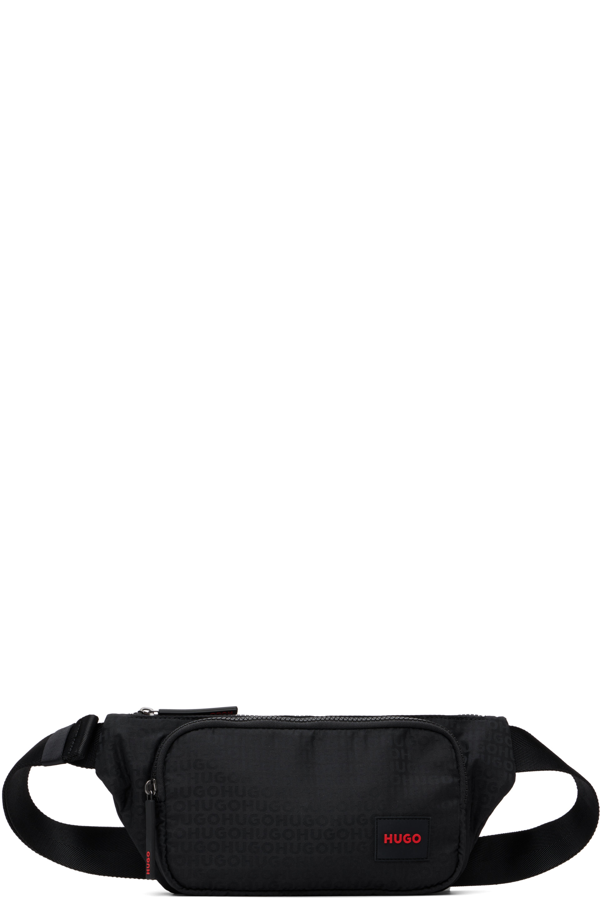 Hugo - Black Jacquard Fanny Pack