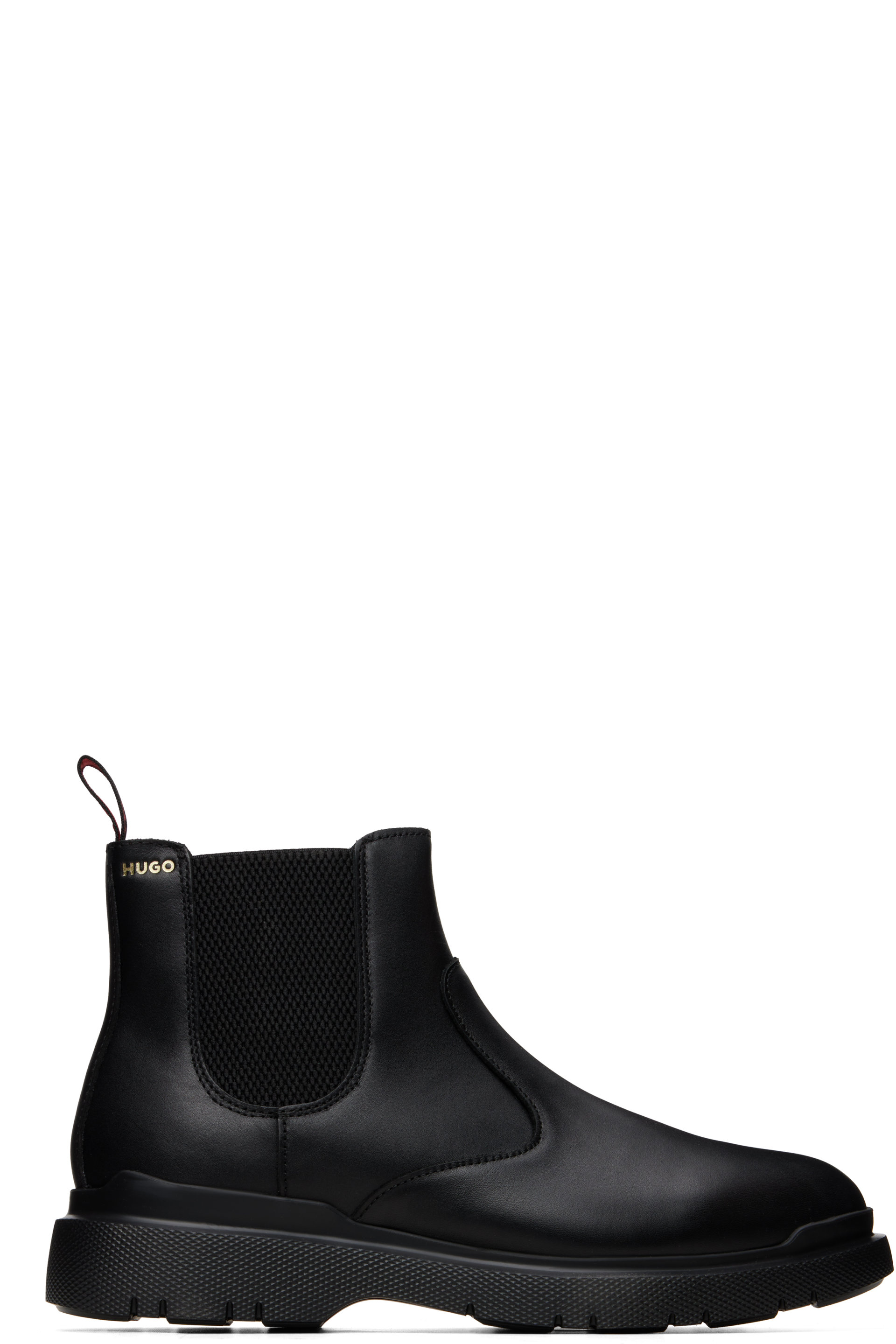 Hugo - Black Leather Chelsea Boots