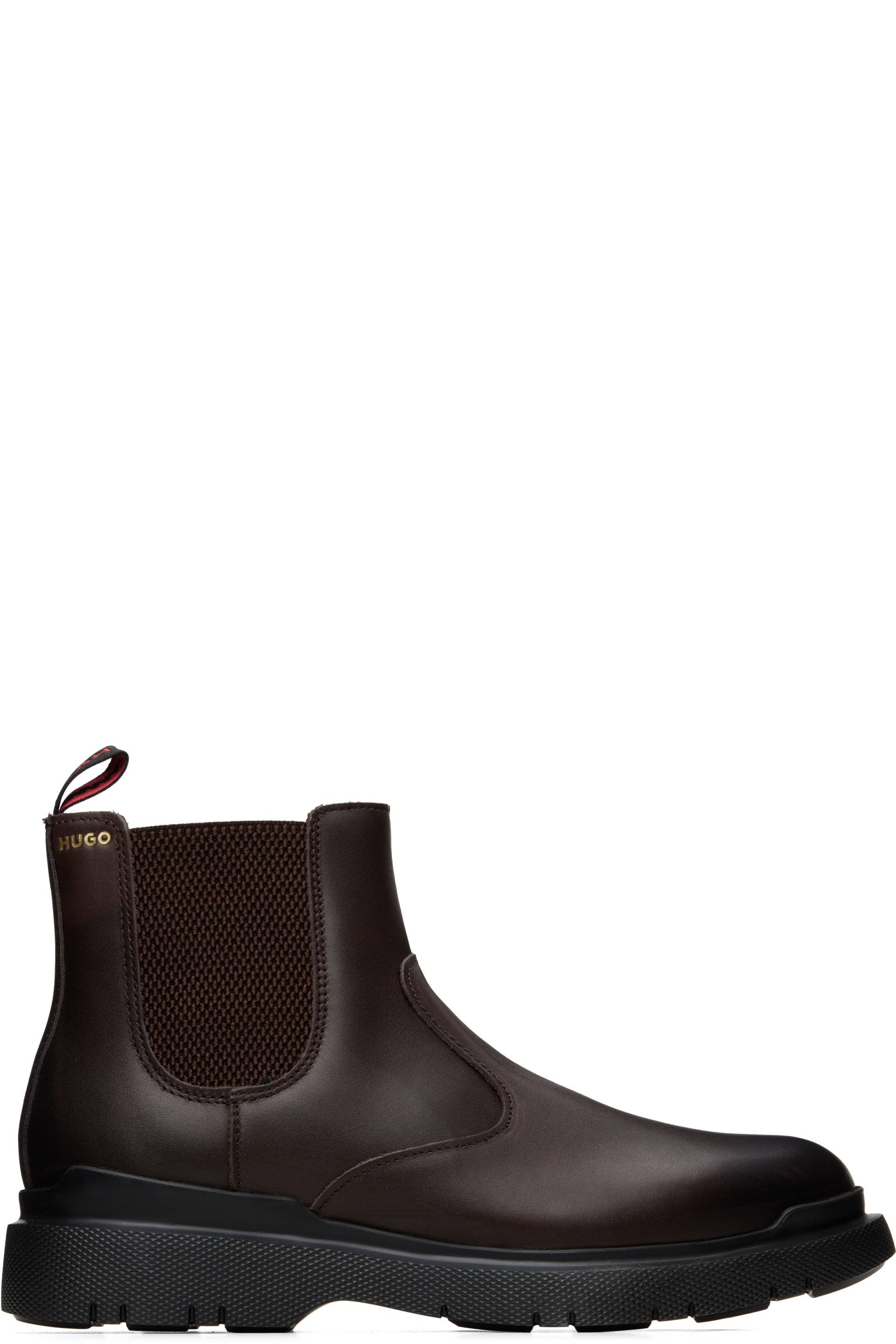 Hugo - Brown Leather Chelsea Boots