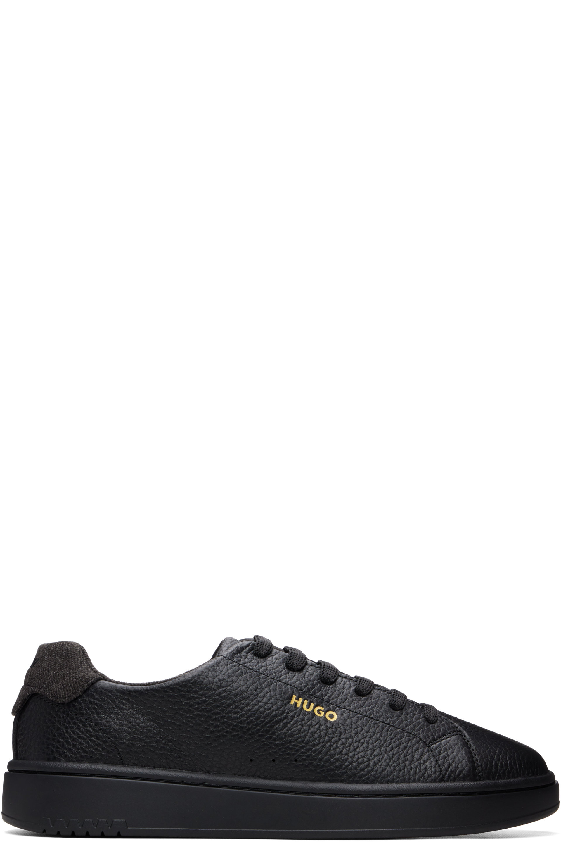 Hugo - Black Leather Sneakers