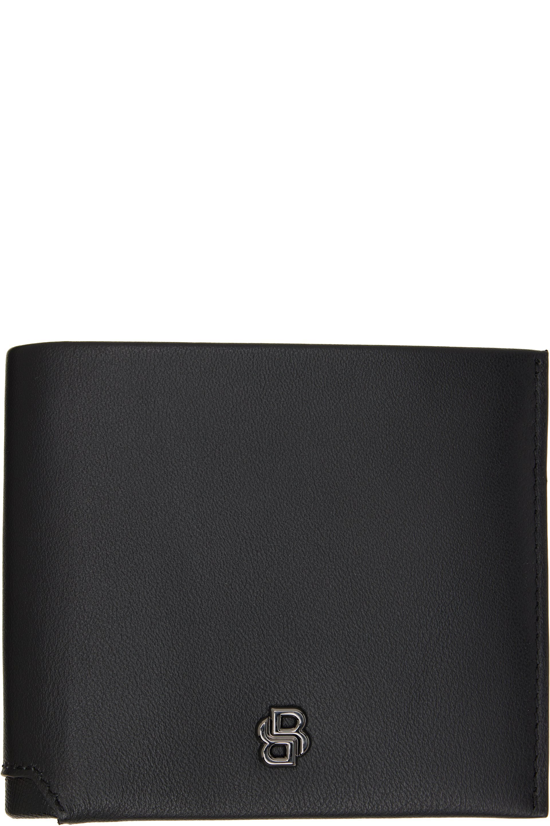 BOSS - Black Goatskin Bifold Wallet