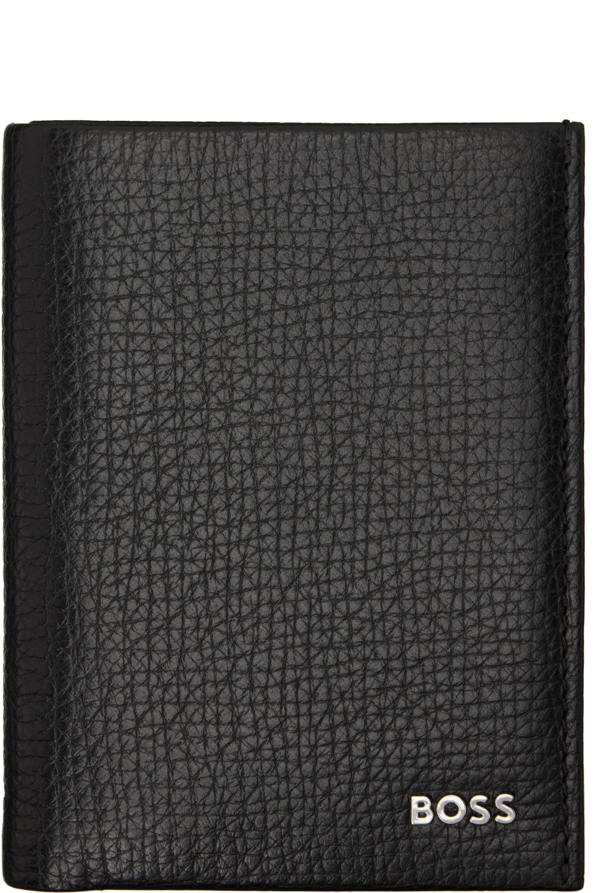 BOSS - Black Leather Bifold Wallet