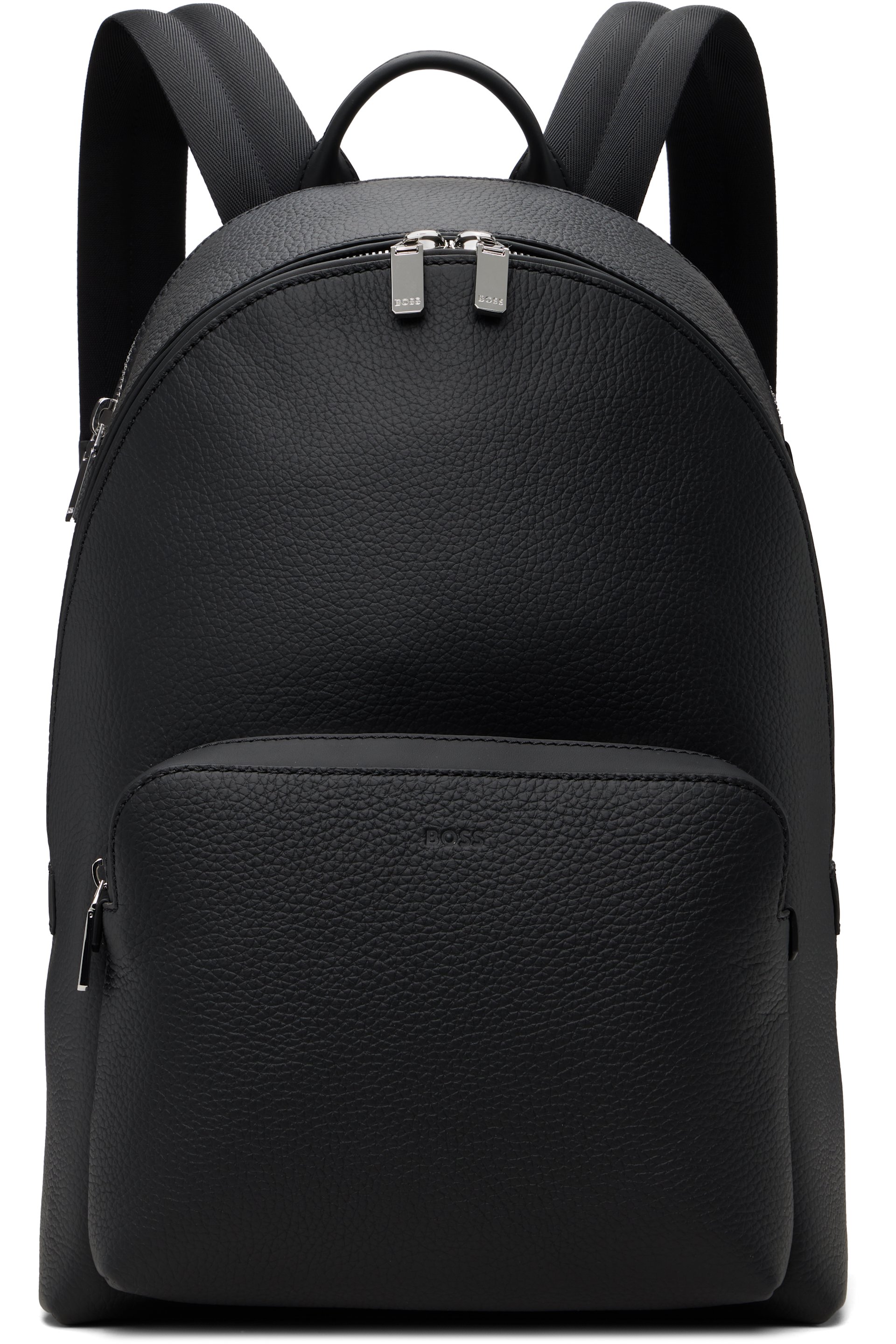 BOSS - Black Embossed-Logo Backpack