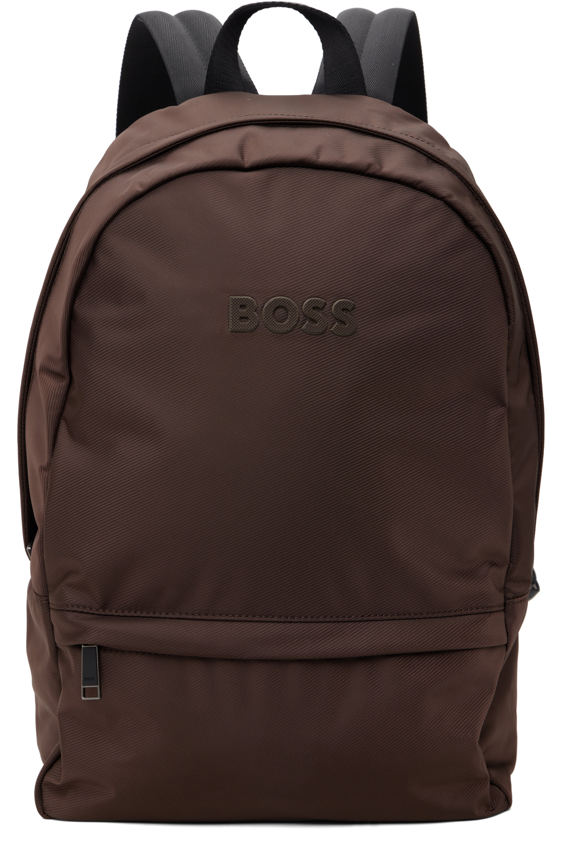 Boss - Sac à dos brun à logo