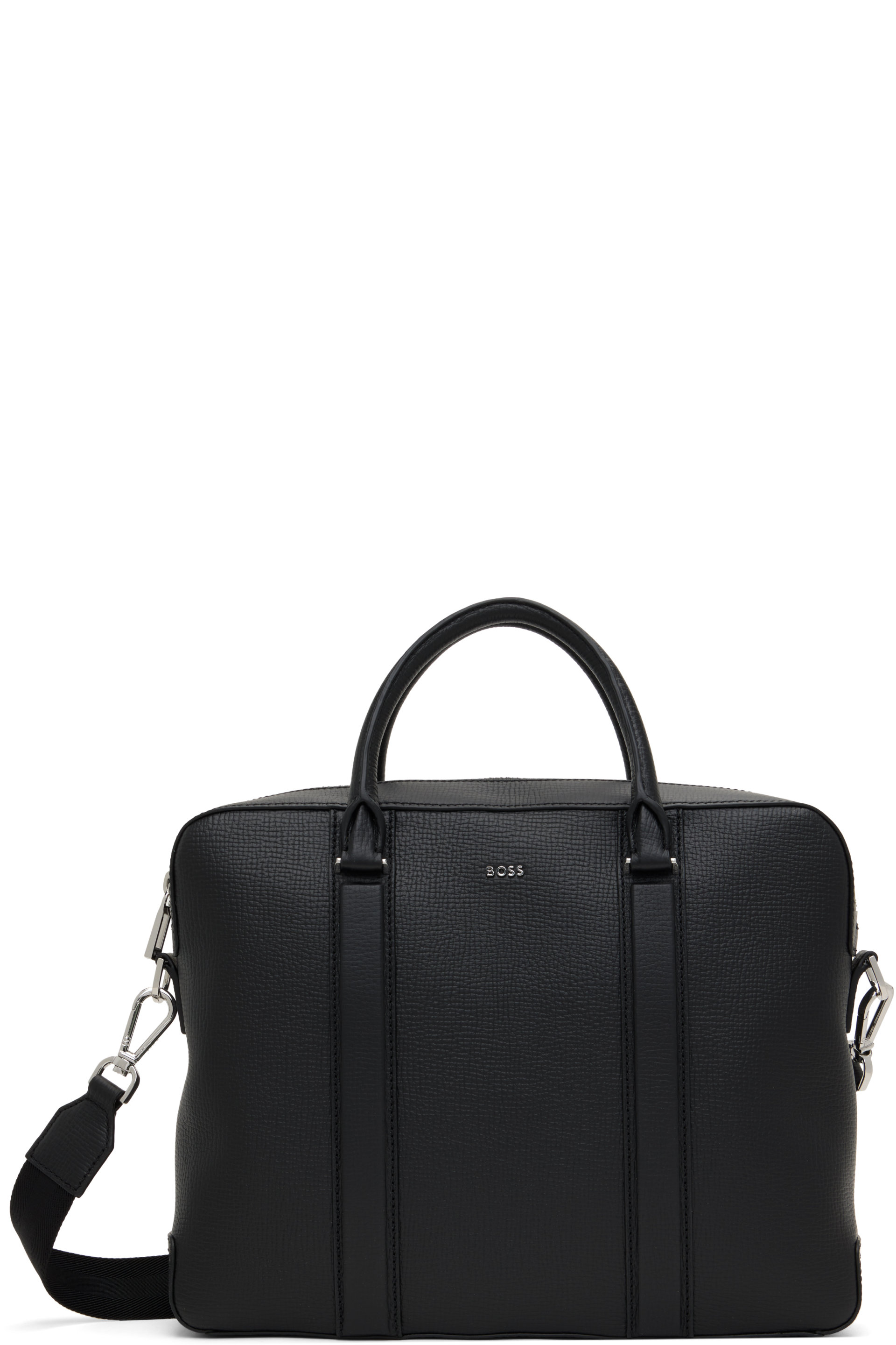 Boss - Porte-document structuré noir à deux poignées