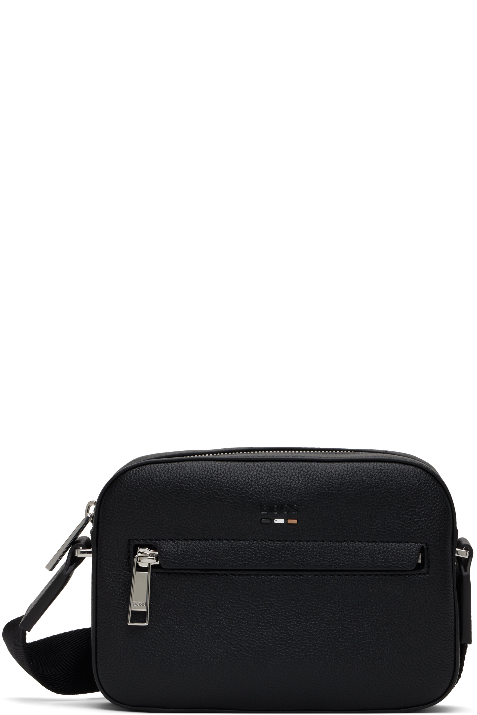 BOSS - Black Faux-Leather Bag