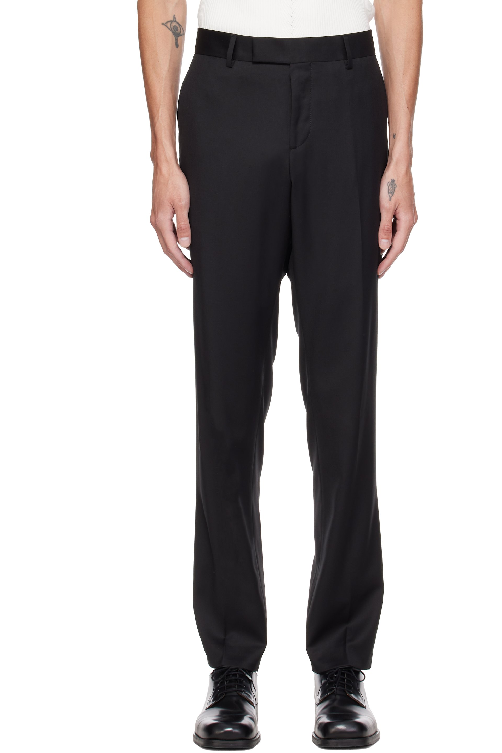 BOSS - Black 'Boss One' Slim-Fit Trousers