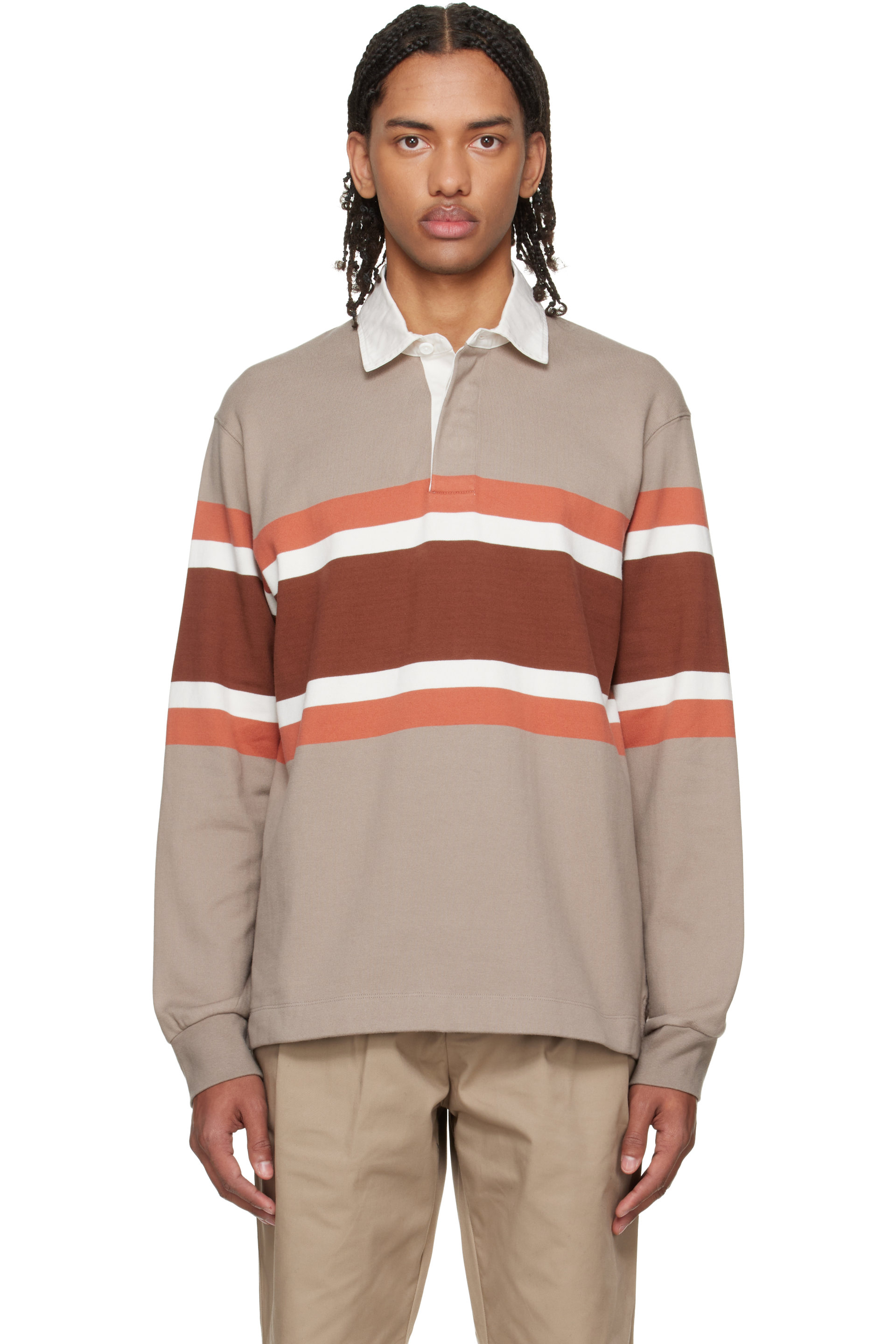 BOSS - Beige Timeless Breathable Cotton Polo
