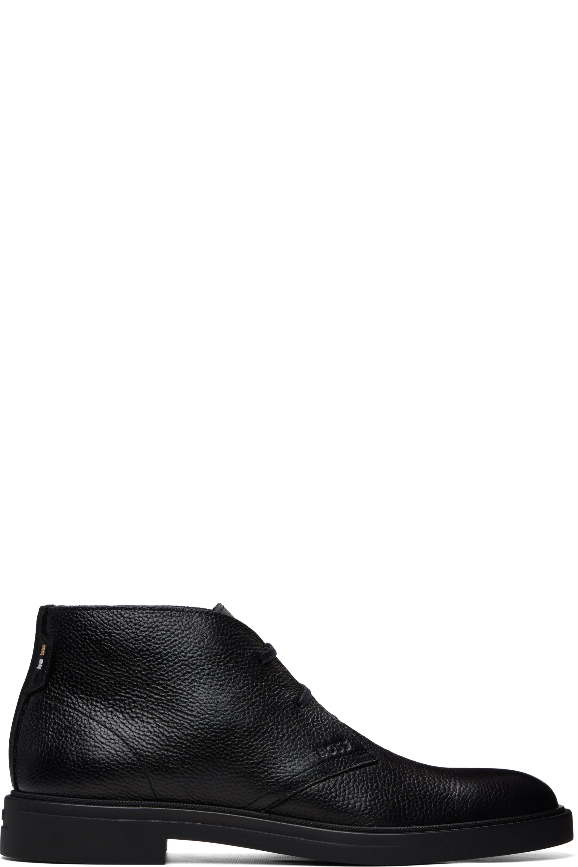 BOSS - Black Wool-Lined Chukka Boots