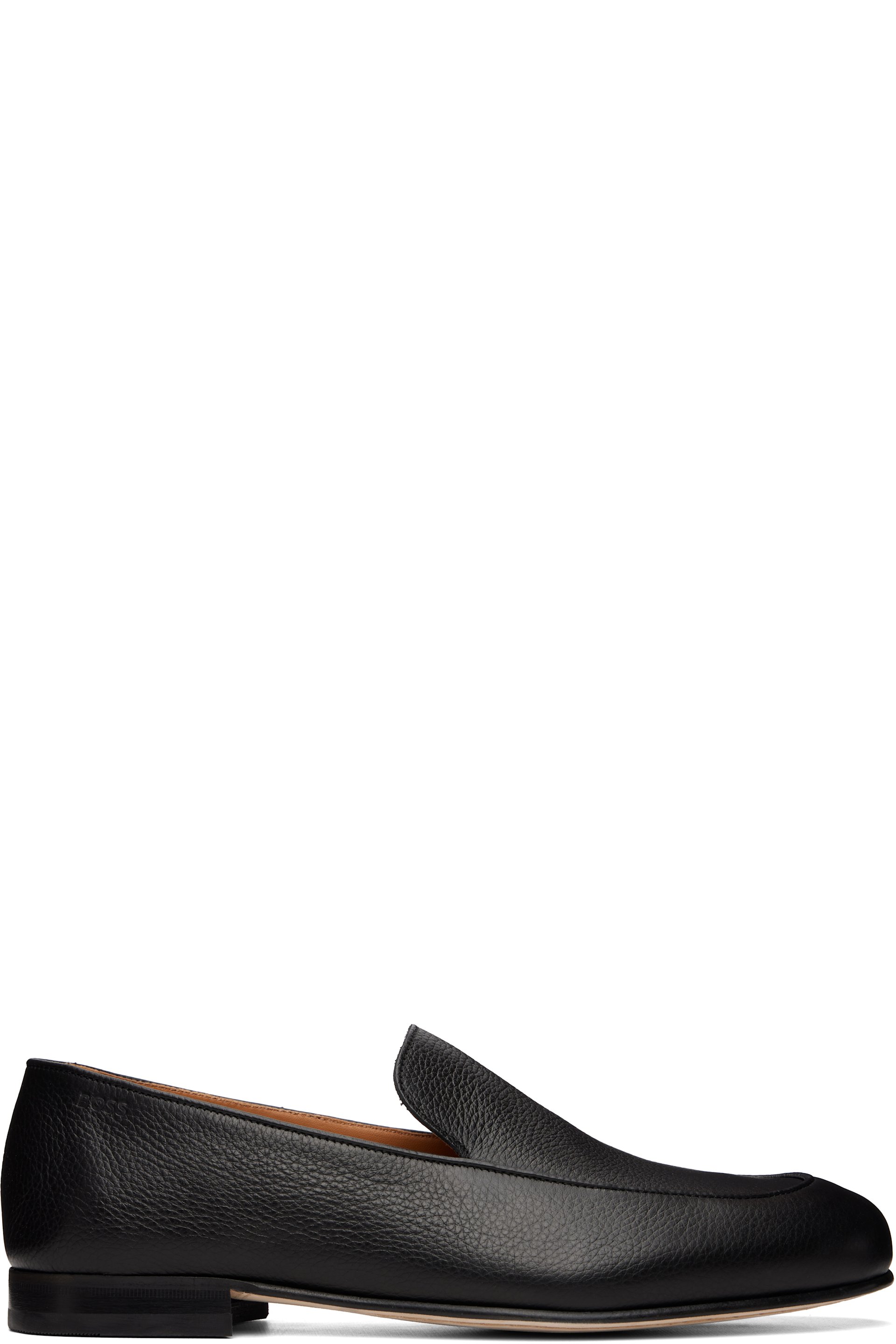 BOSS - Black Leather Loafers