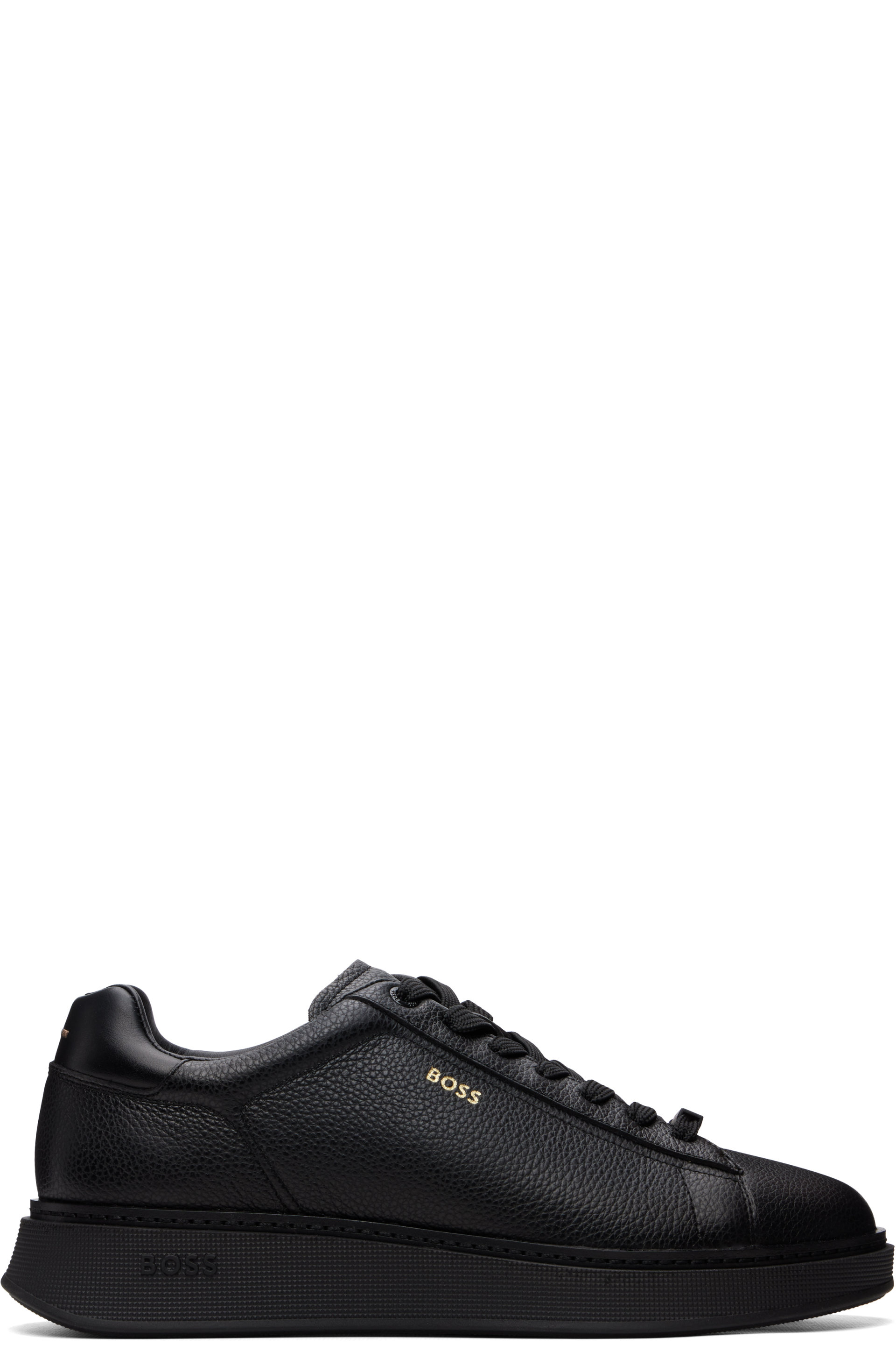 BOSS - Black Leather Sneakers